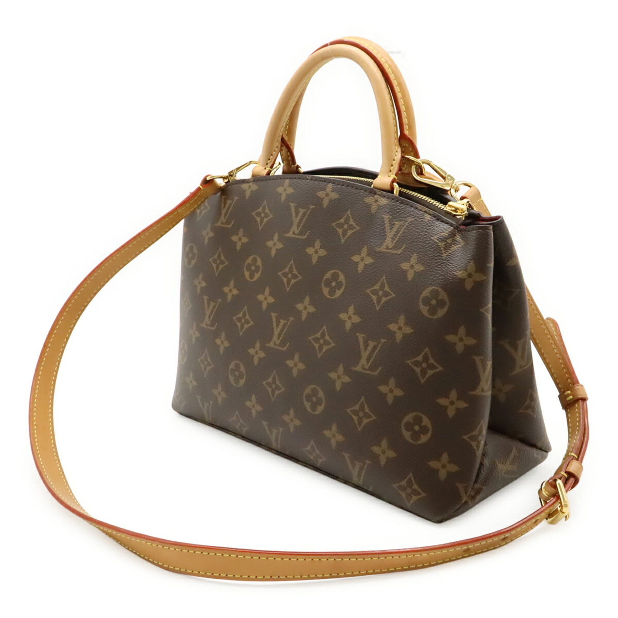 Louis Vuitton Brown Monogram Monogram Canvas Pvc Coated Canvas Handbag Shoulder Bag (Pre-Owned)