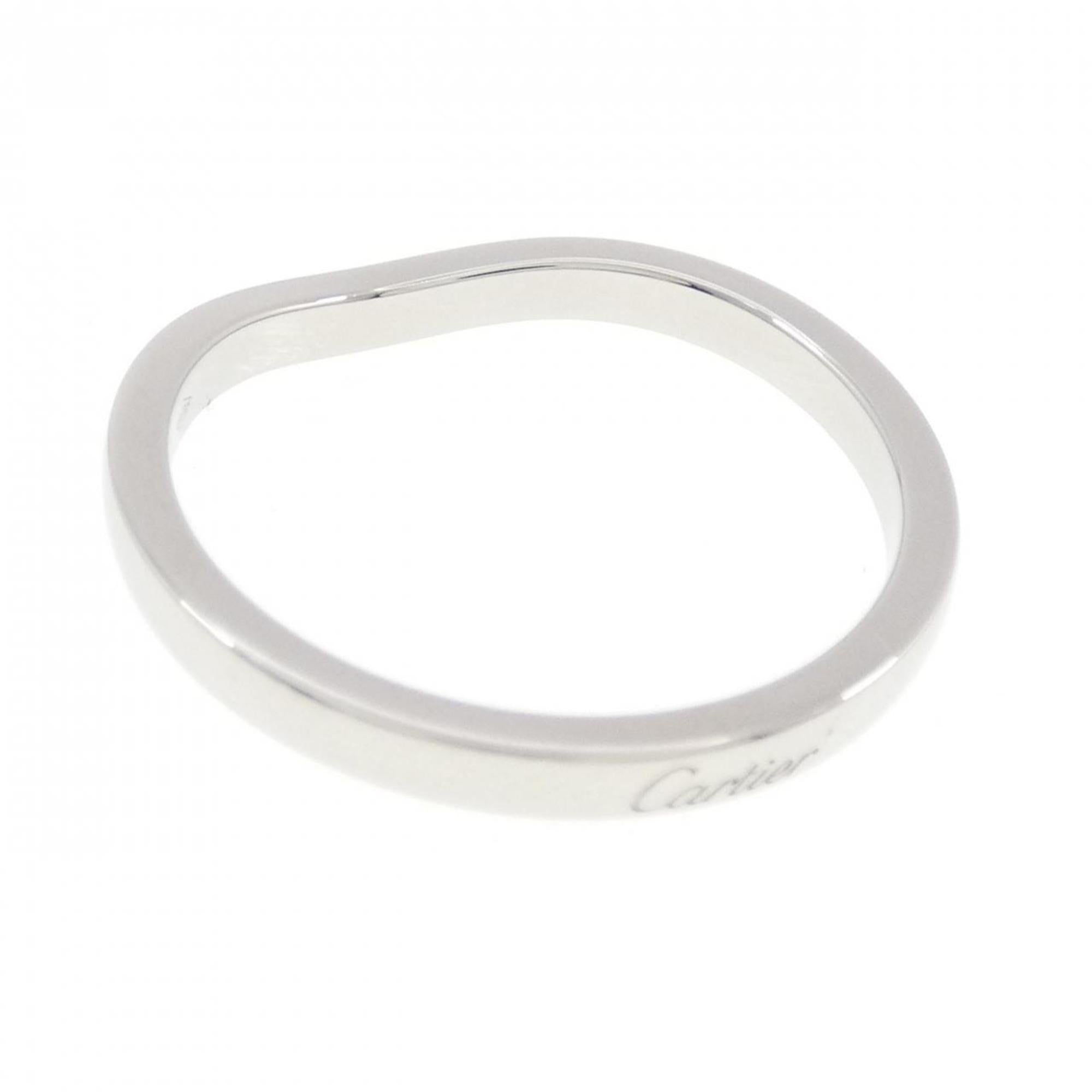 Cartier Platinum Platinum 950 Band Ring (Pre-Owned)