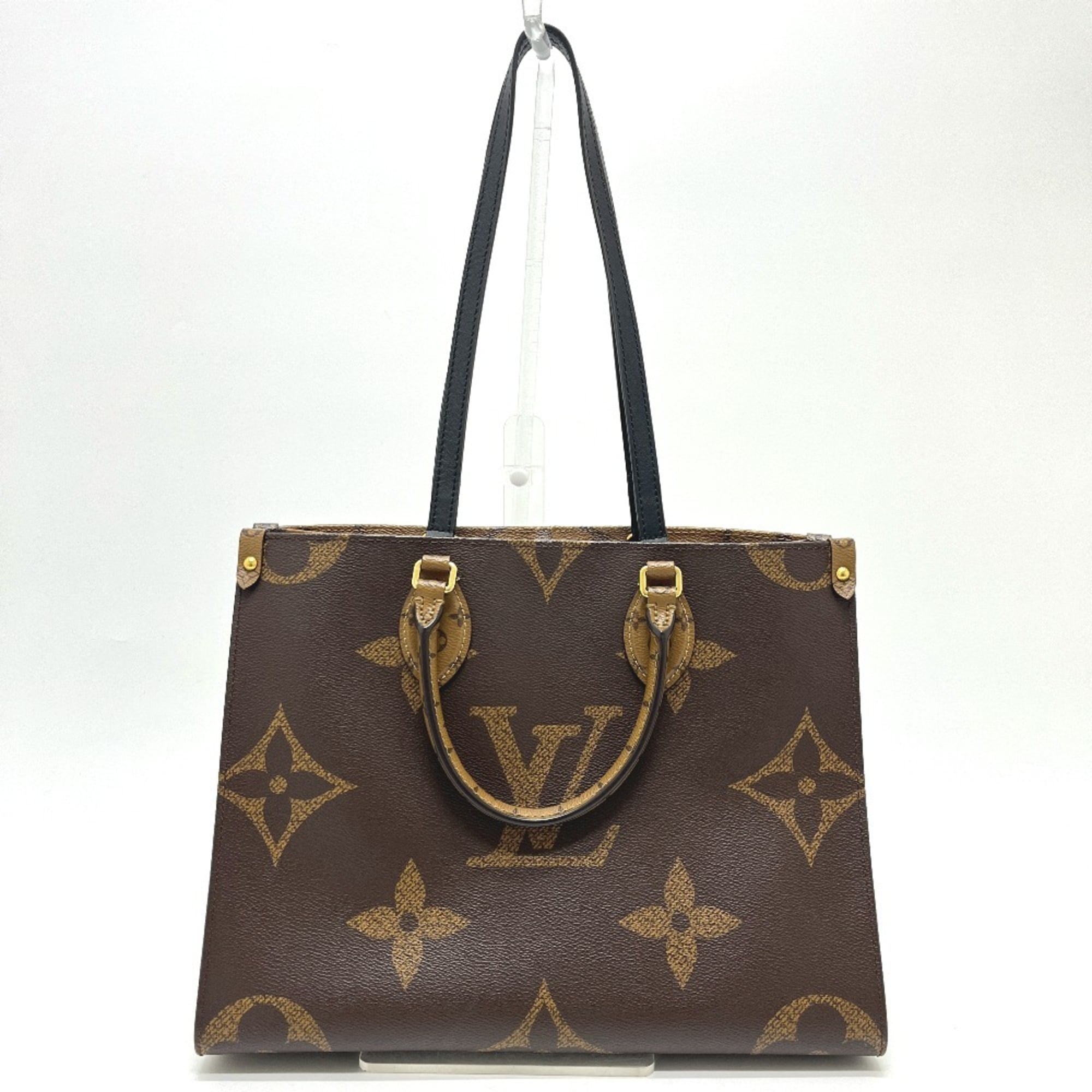 Louis Vuitton Brown Monogram Reverse Tote Bag (Pre-Owned)