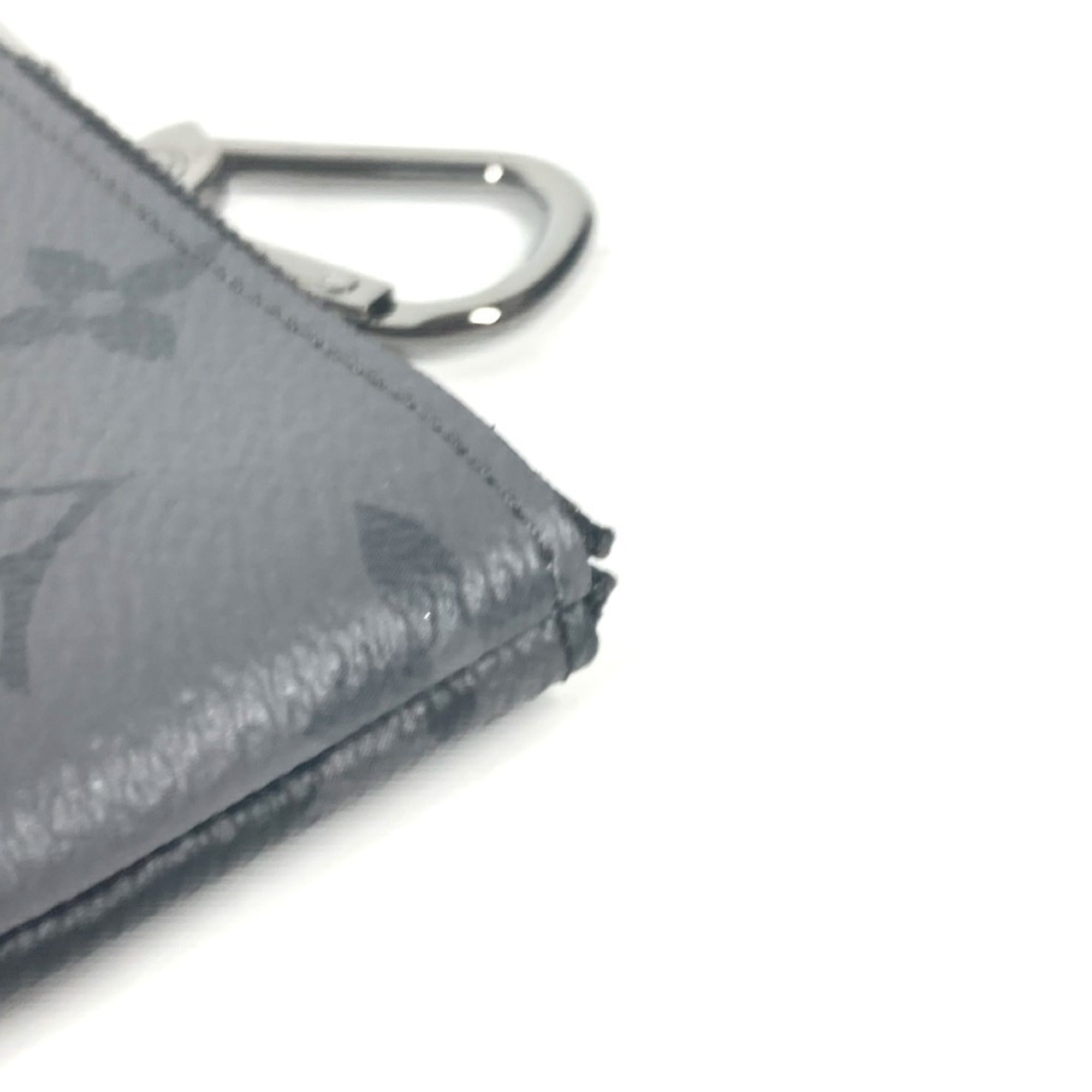 Louis Vuitton Black Monogram Eclipse Coin Purse/Coin Case (Pre-Owned)