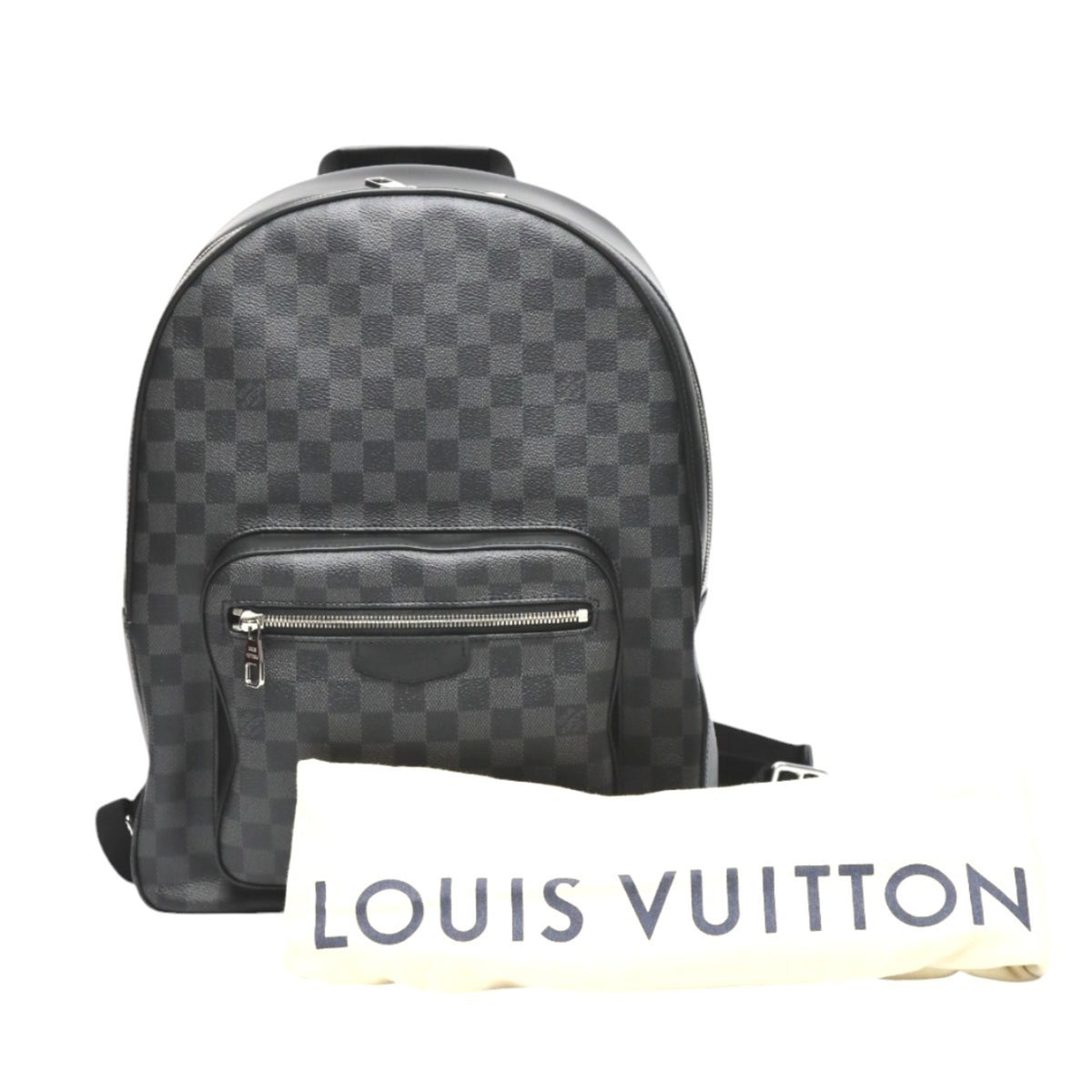 Louis Vuitton Damier Graphite Black Damier Graphite Backpack (Pre-Owned)