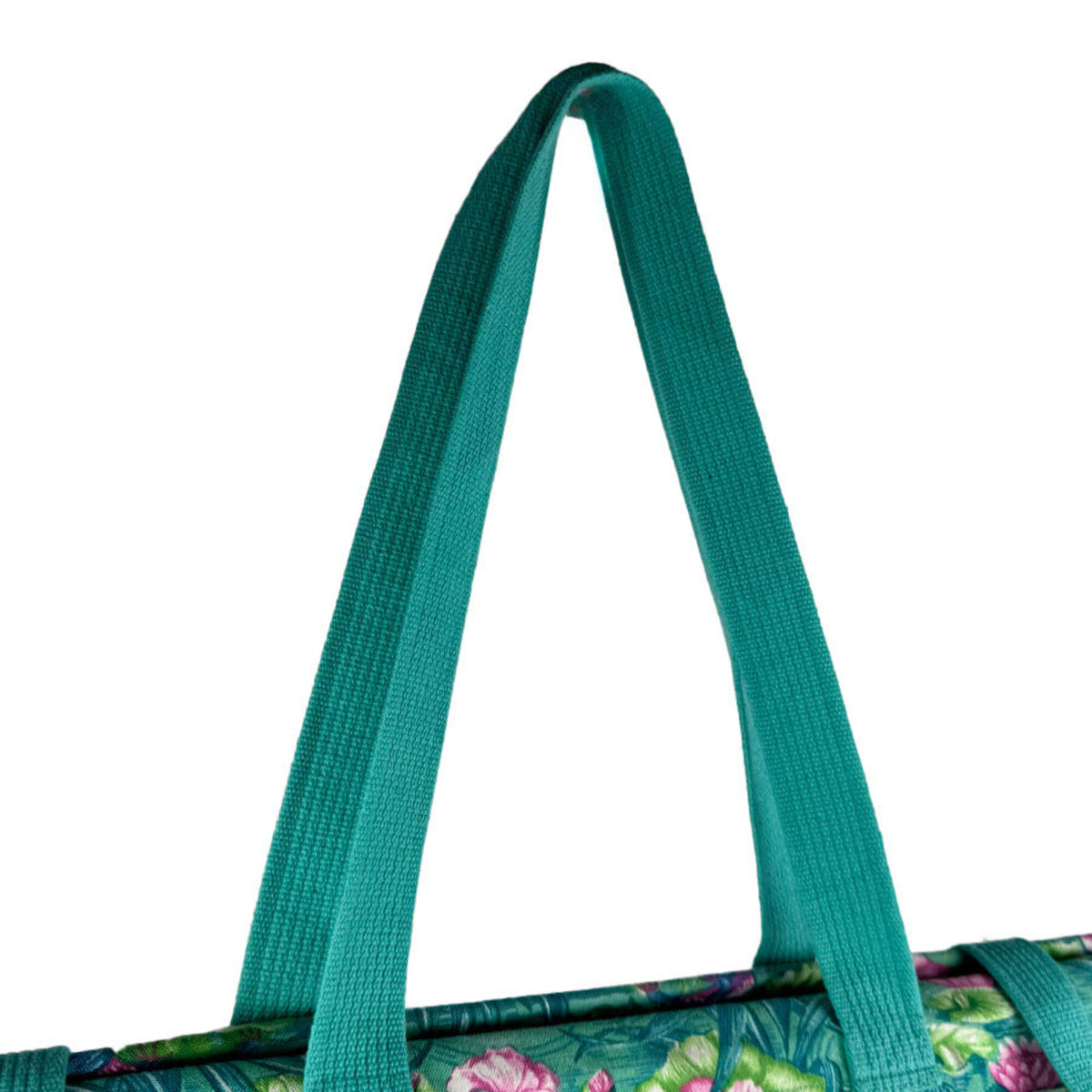 Hermes Green Canvas Handbag Tote Bag (Pre-Owned)