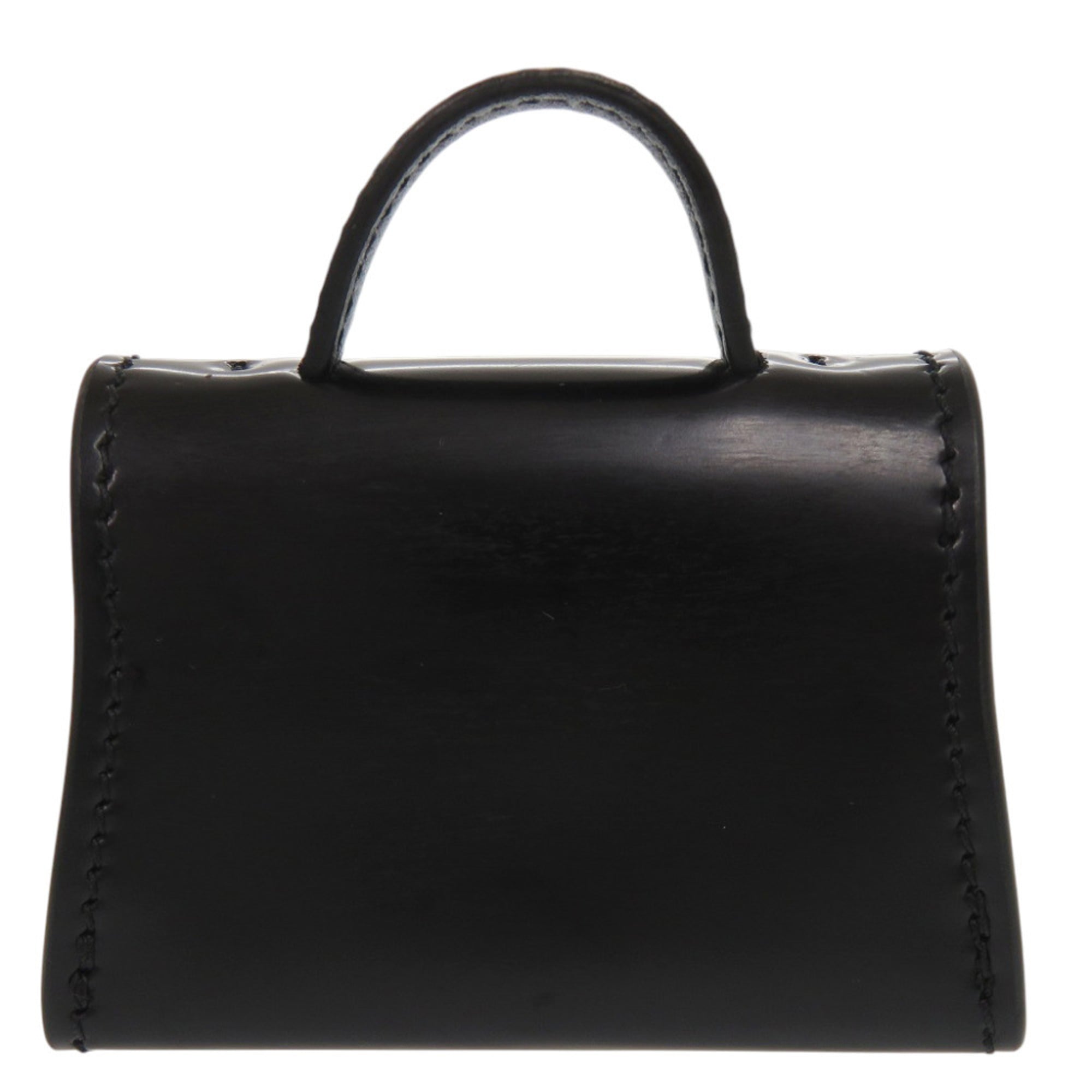 Salvatore Ferragamo Black Leather Shoulder Bag (Pre-Owned)