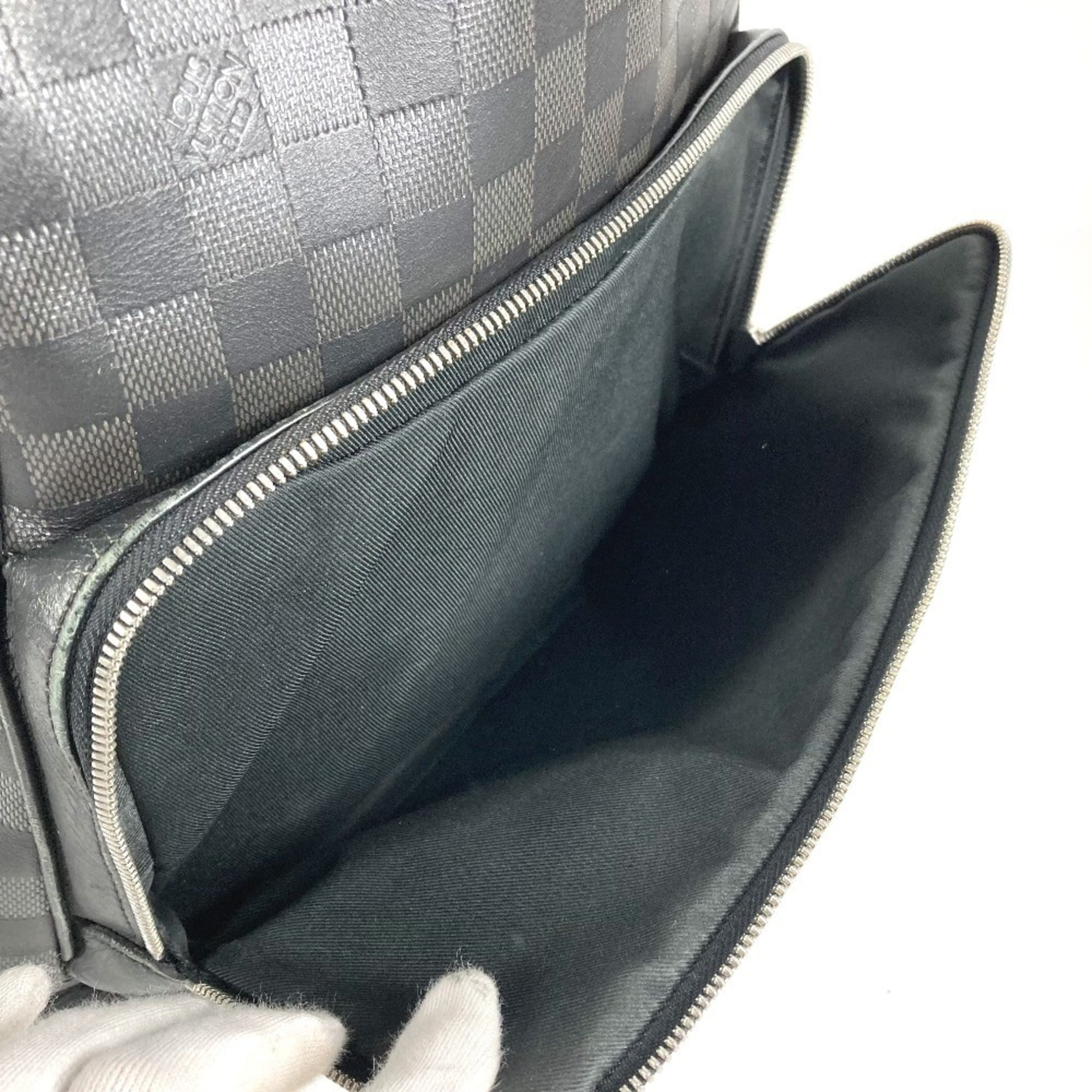 Louis Vuitton Black Damier Infini Leather Backpack (Pre-Owned)