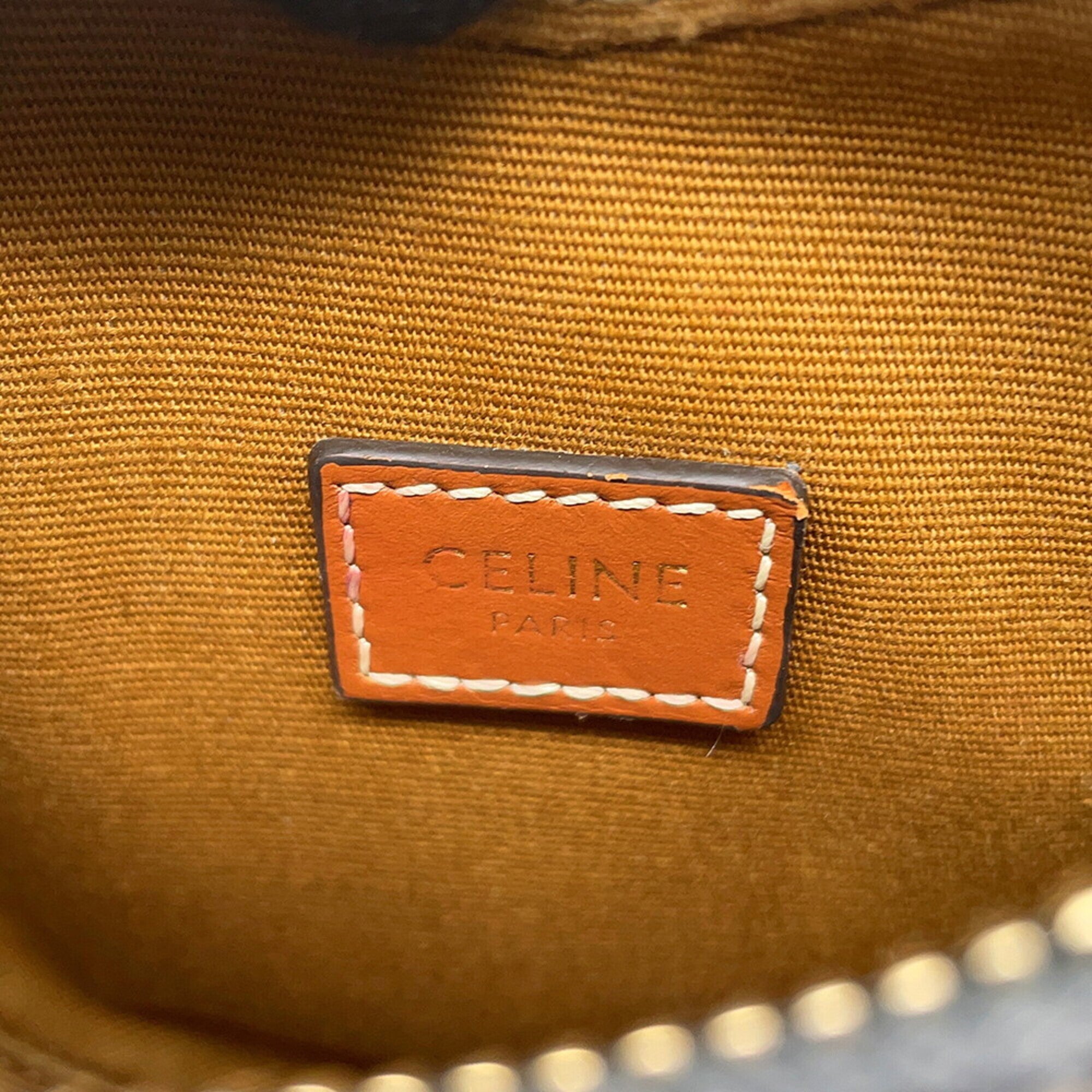 Celine Brown Pvc Leather Handbag Shoulder Bag (Pre-Owned)