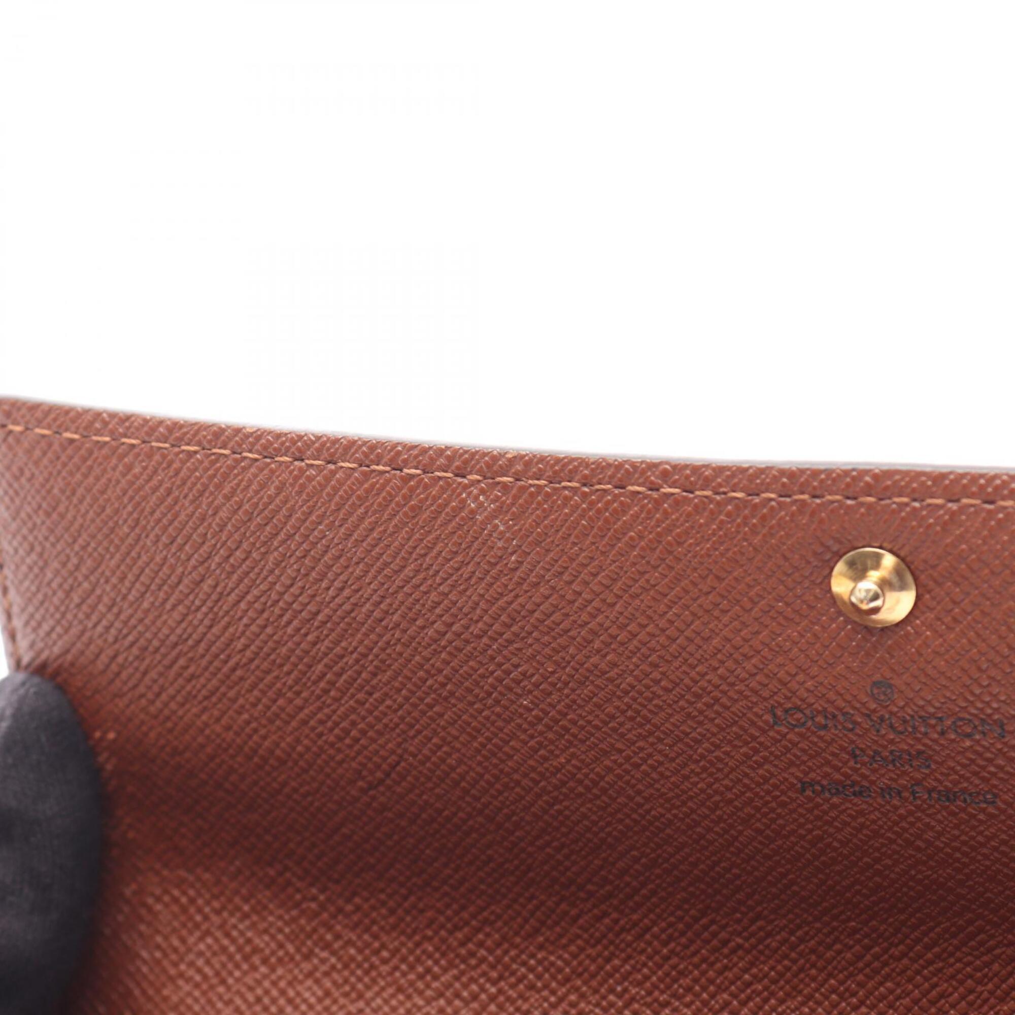 Louis Vuitton Monogram Brown Canvas Pvc Long Wallet (Bi-Fold) (Pre-Owned)
