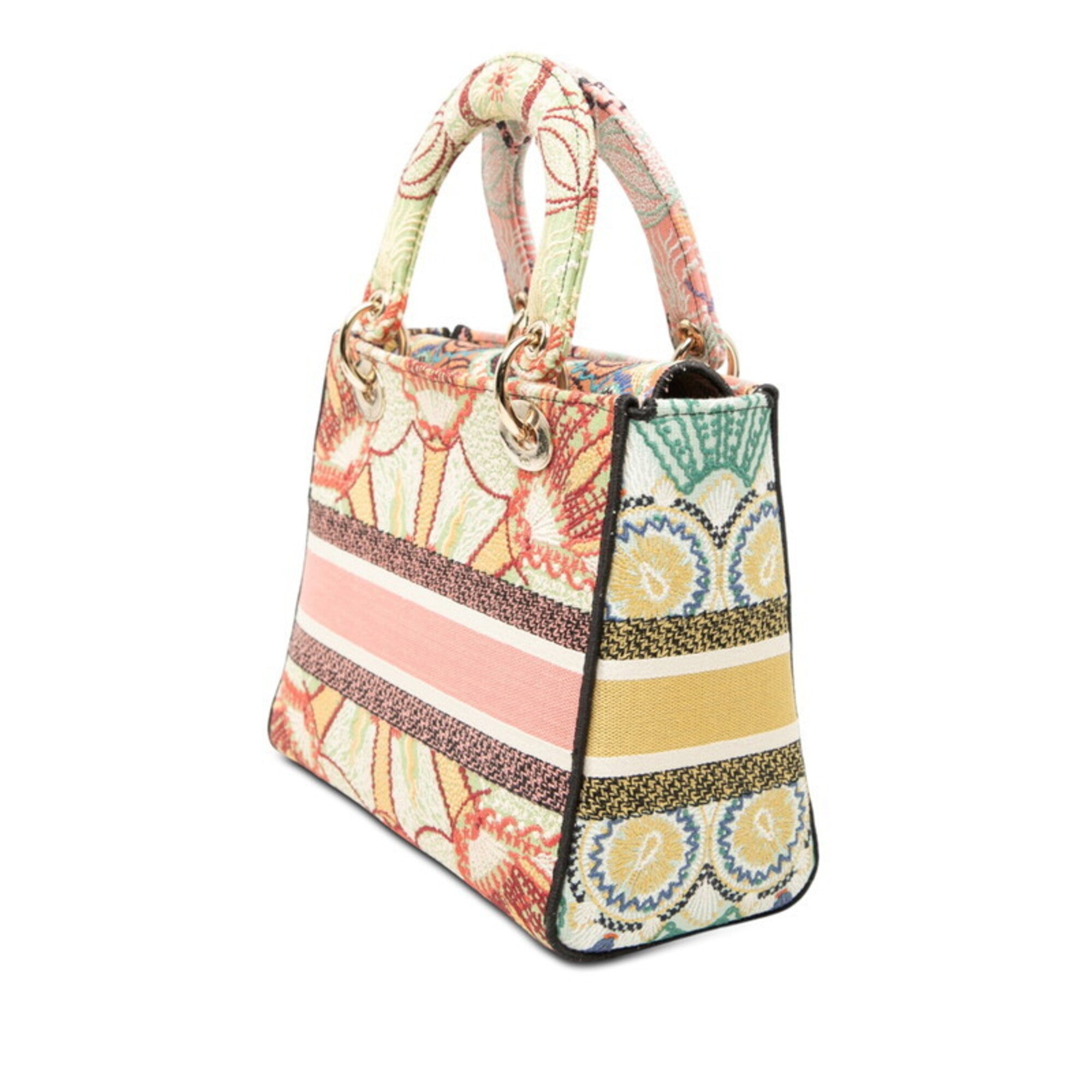 Christian Dior Multi-Color Canvas Handbag Shoulder Bag (Pre-Owned)