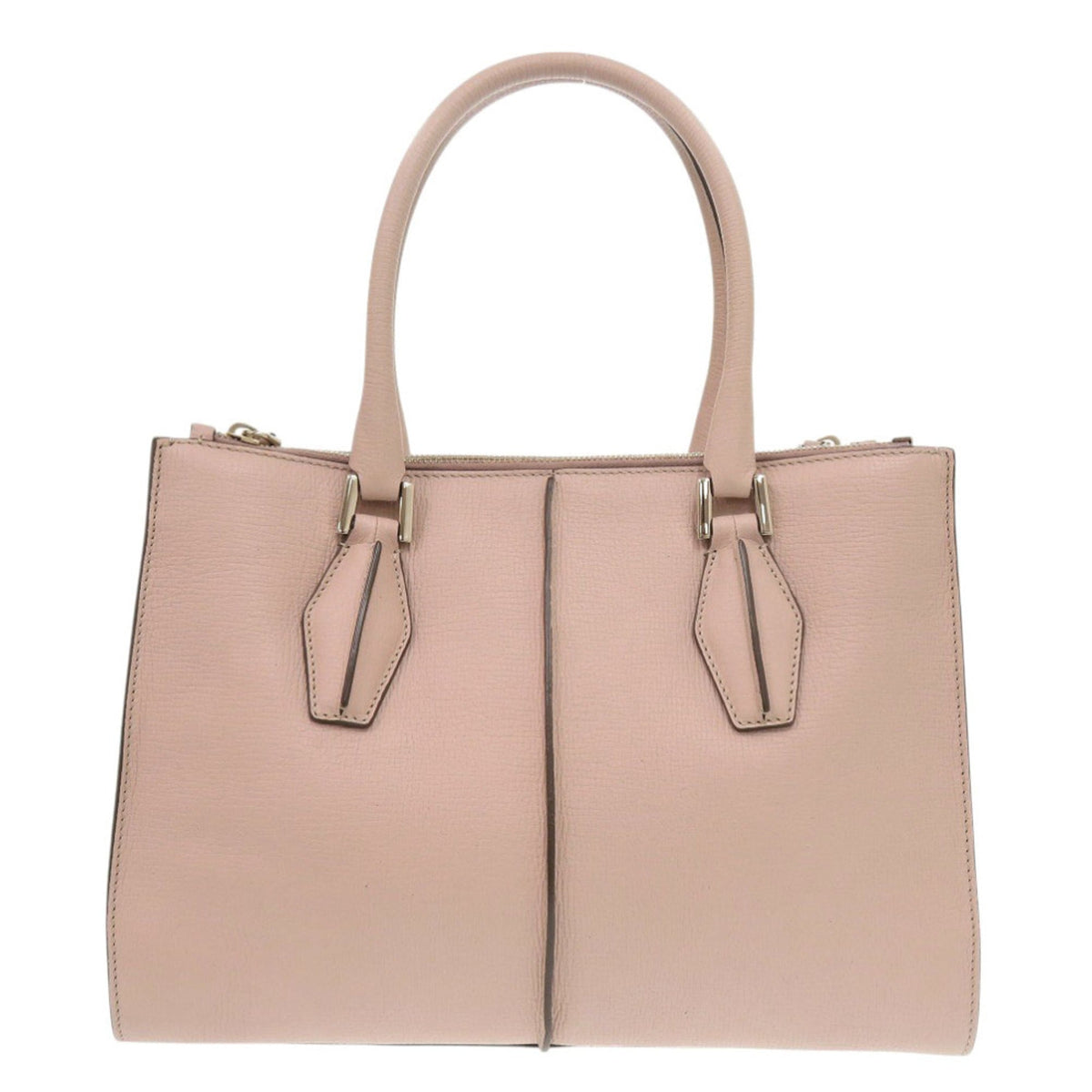 Tod's Pink Leather Handbag Tote Bag (Pre-Owned)