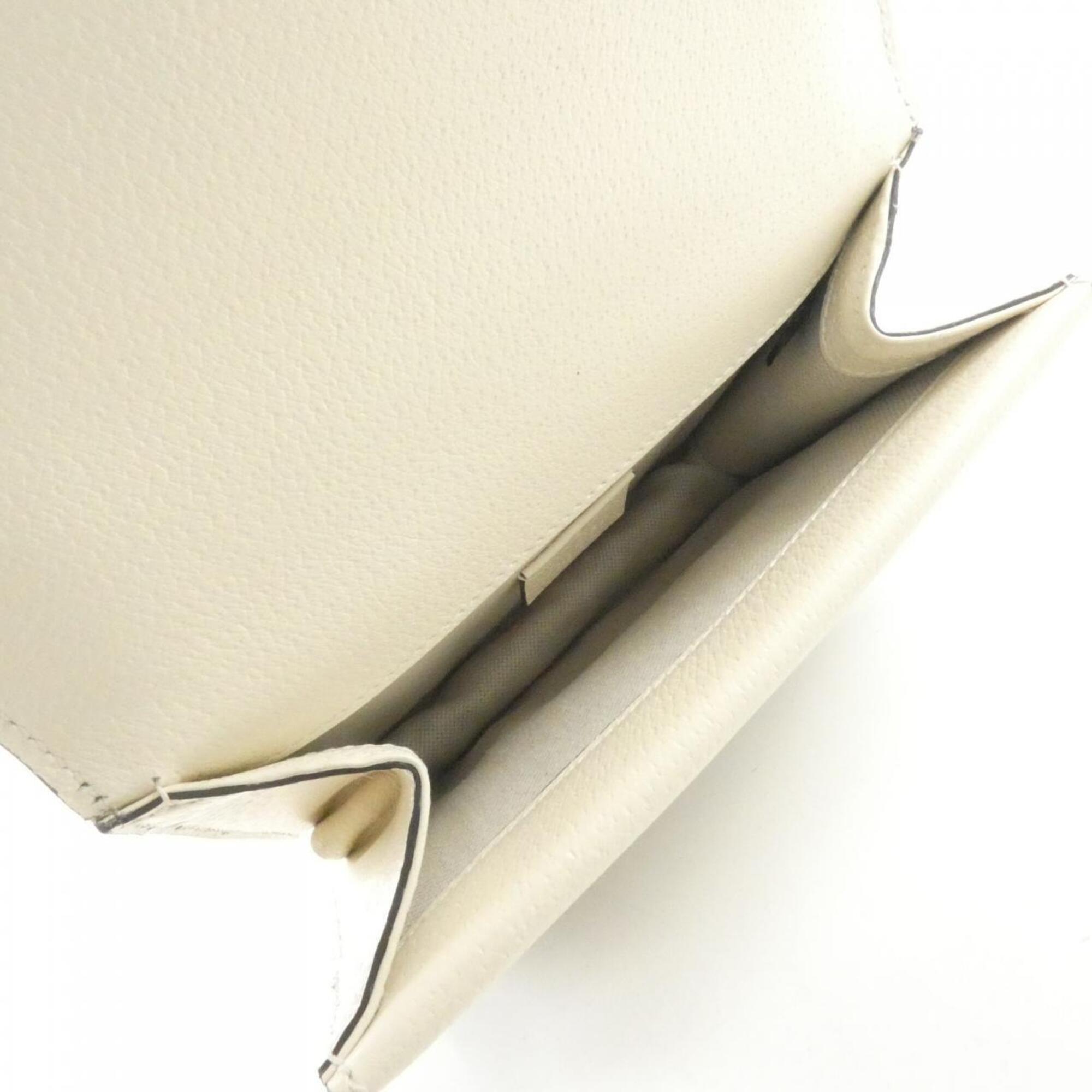 Gucci White Leather Shoulder Bag (Pre-Owned)
