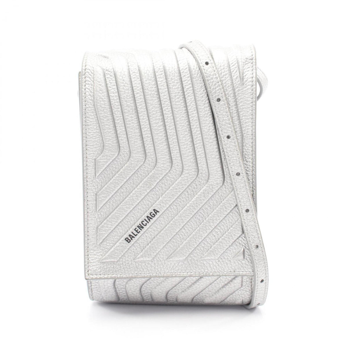 Balenciaga Silver Leather Shoulder Bag (Pre-Owned)