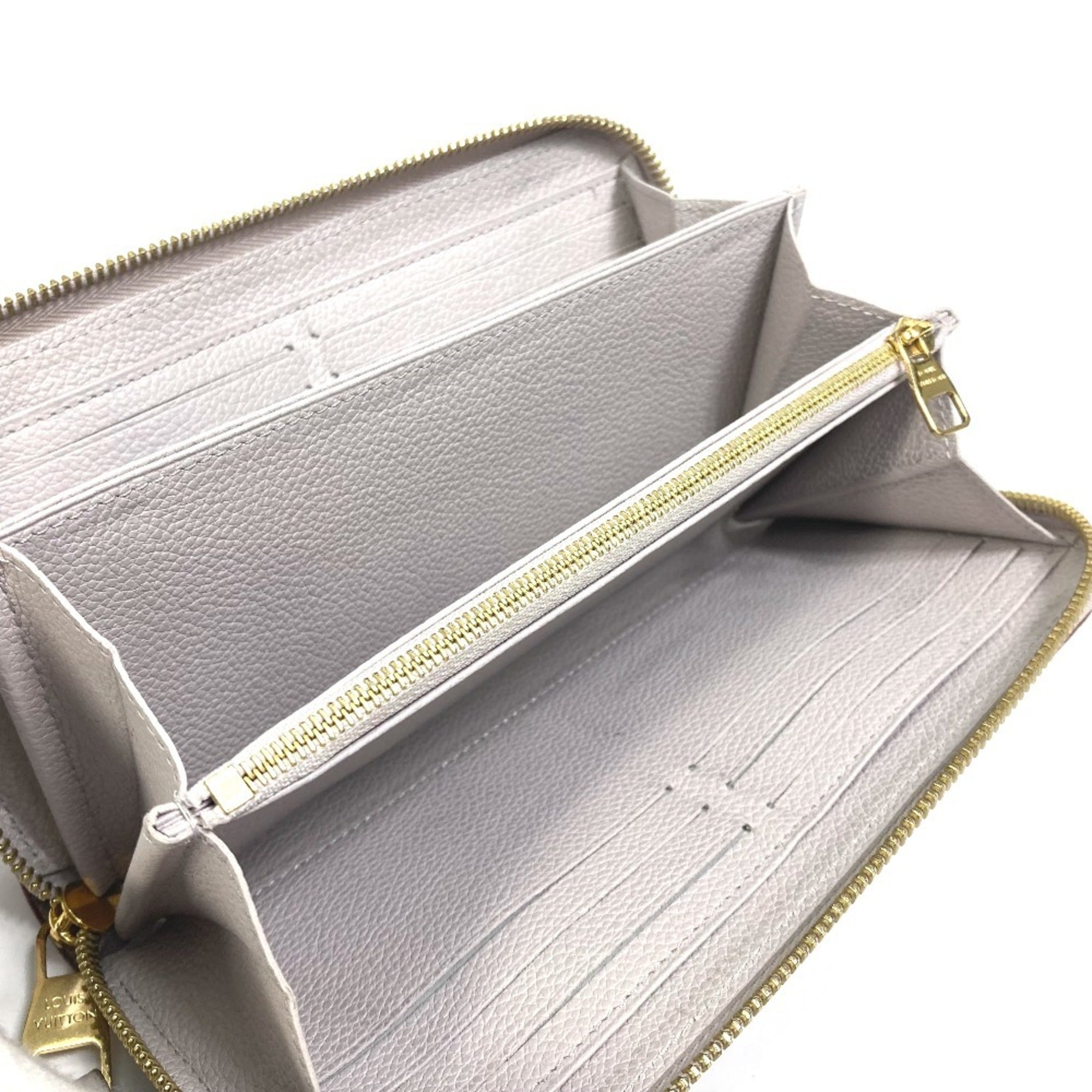 Louis Vuitton Monogram Empreinte Gray Monogram Empreinte Long Wallet (Bi-Fold) (Pre-Owned)