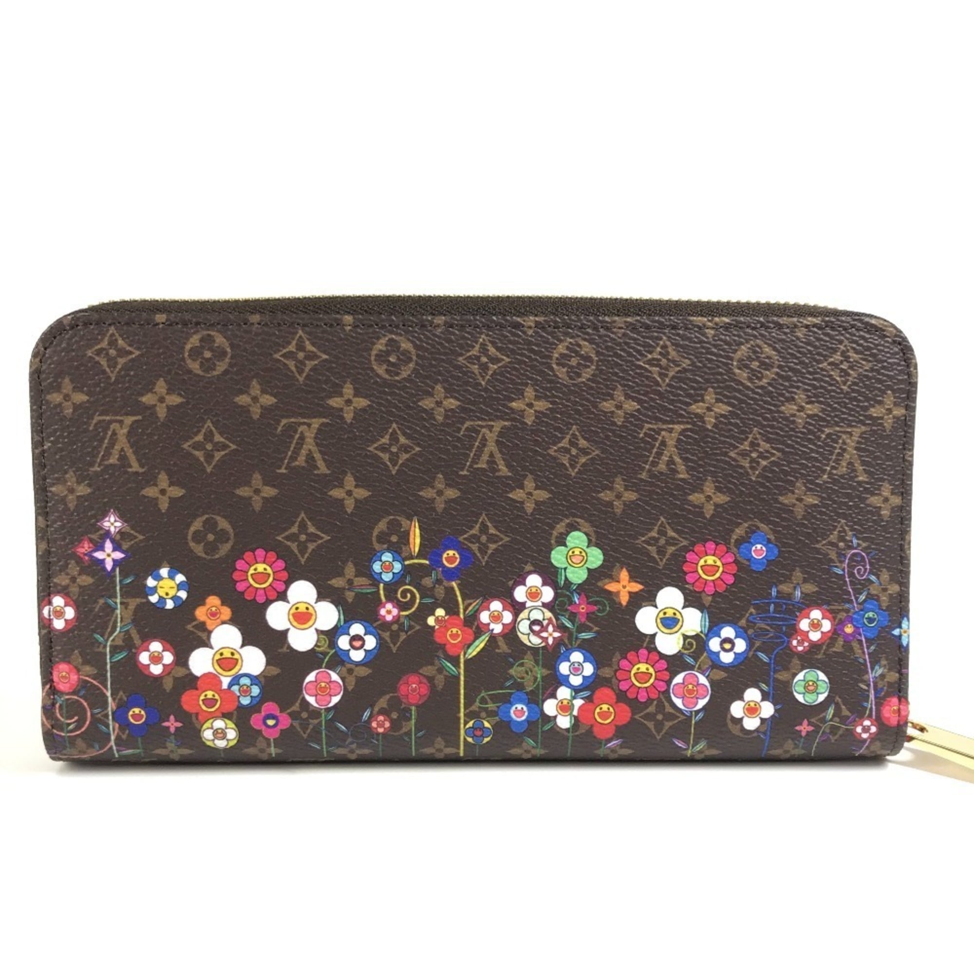 Louis Vuitton Brown Monogram Multi-Color Monogram Long Wallet (Bi-Fold) (Pre-Owned)