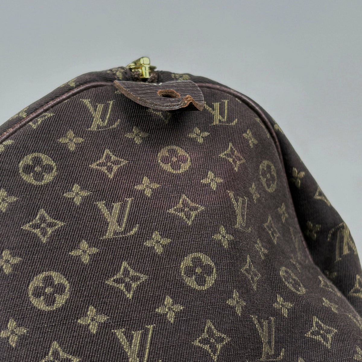 Louis Vuitton Dark Brown Ebene Monogram Boston Bag Handbag (Pre-Owned)