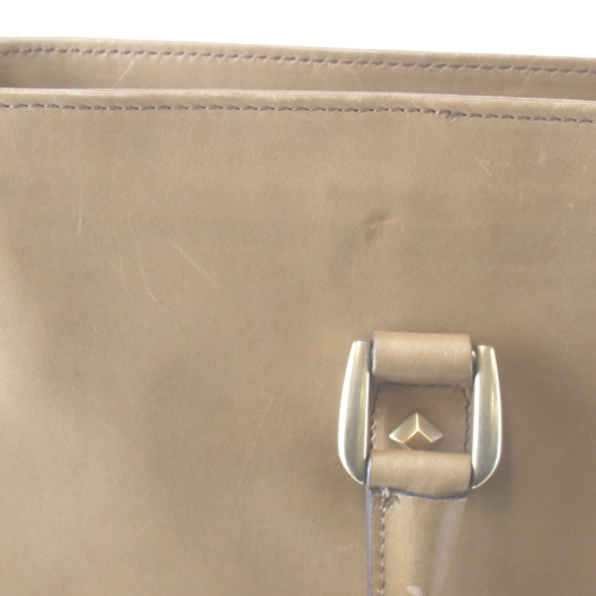 Gucci Camel Leather Tote Bag (Pre-Owned)