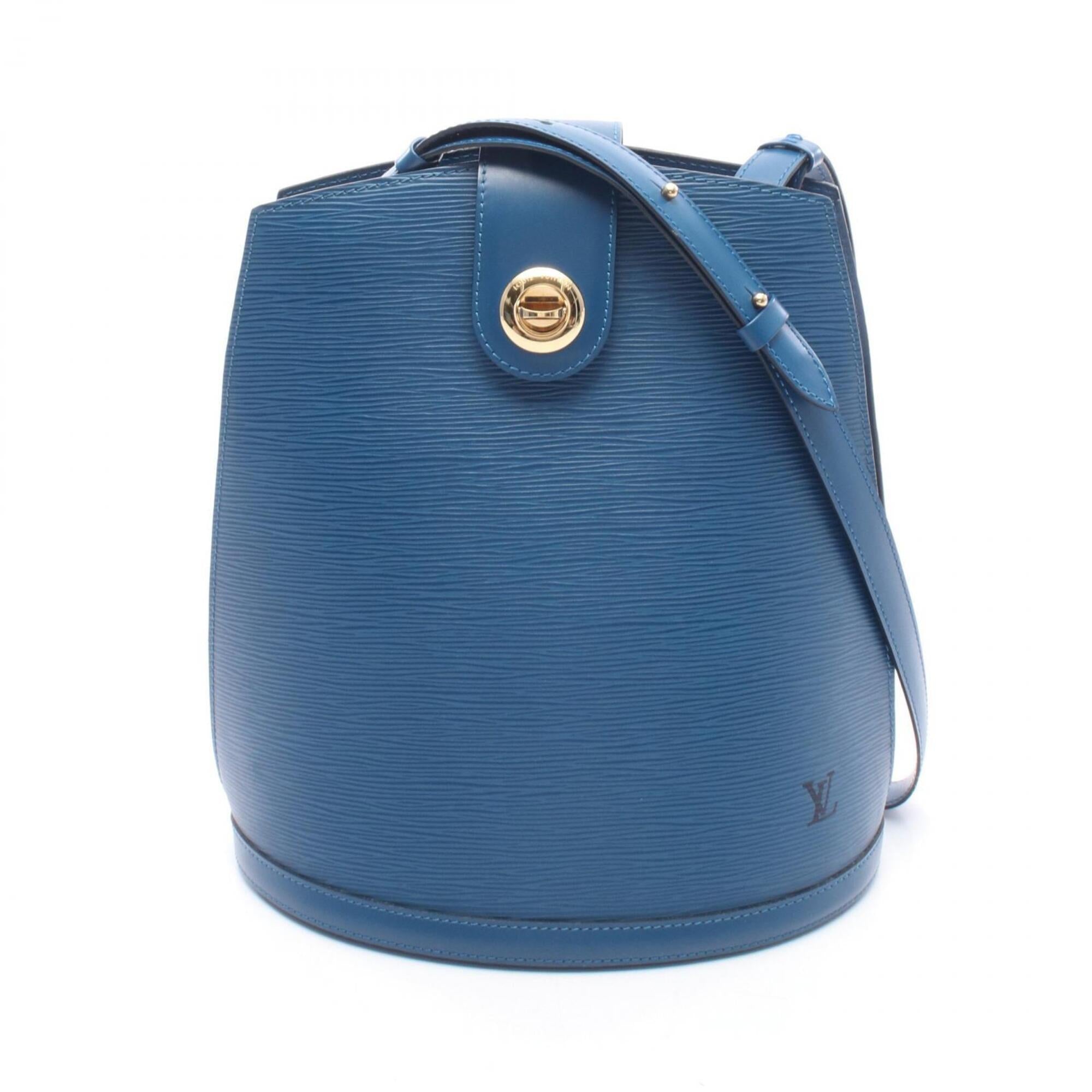 Louis Vuitton Blue Epi Leather Handbag Shoulder Bag (Pre-Owned)