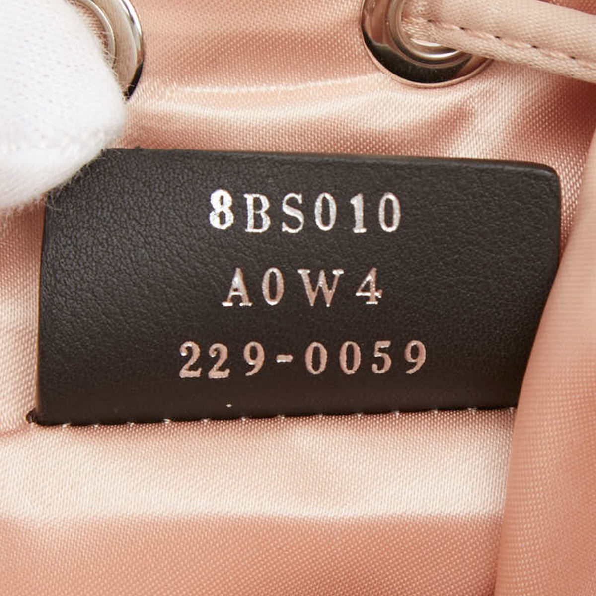 Fendi Pink Satin Handbag Shoulder Bag (Pre-Owned)