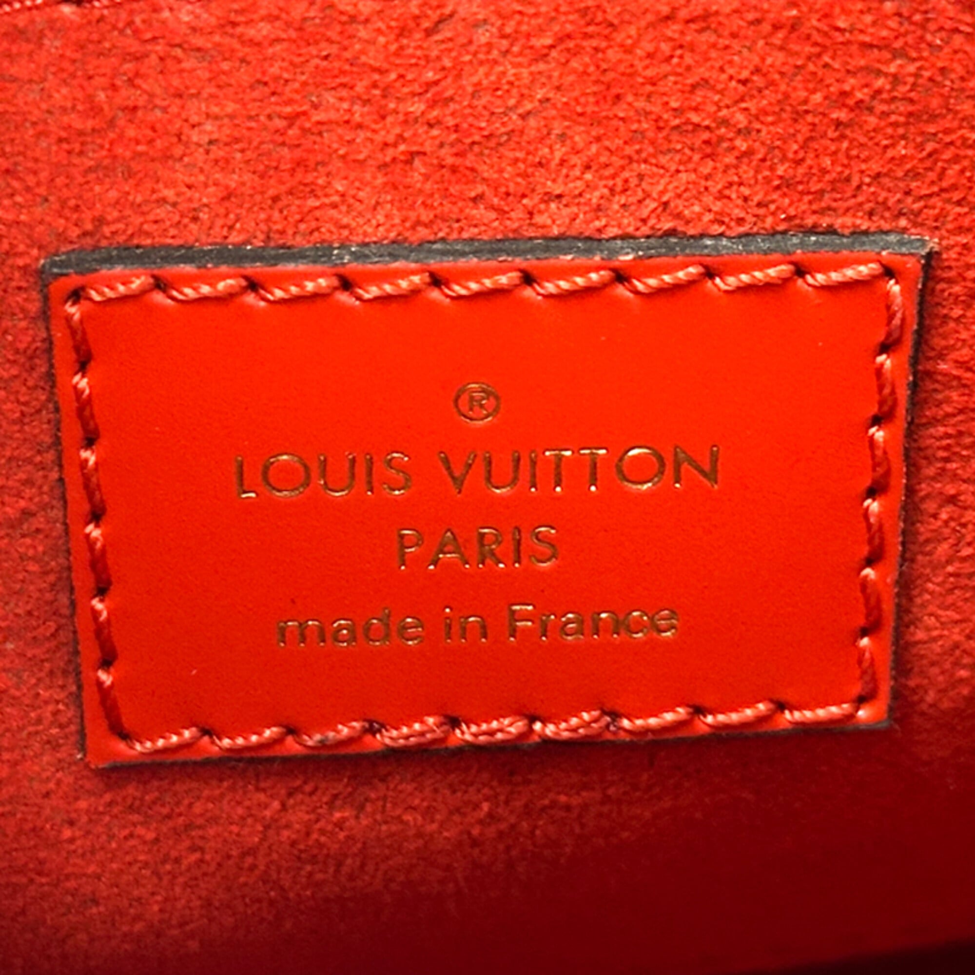 Louis Vuitton Coquelicots Red Color Epi Leather Handbag Shoulder Bag (Pre-Owned)