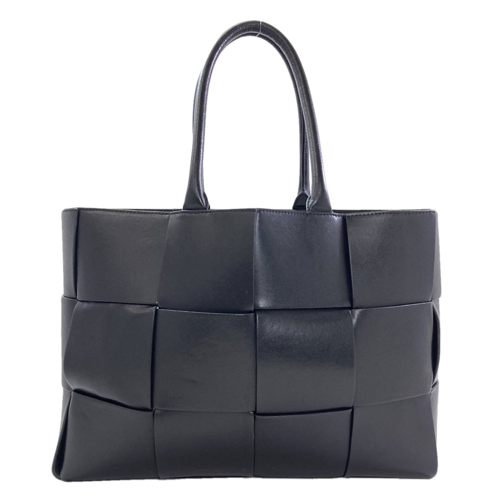Bottega Veneta Black Leather Tote Bag (Pre-Owned)