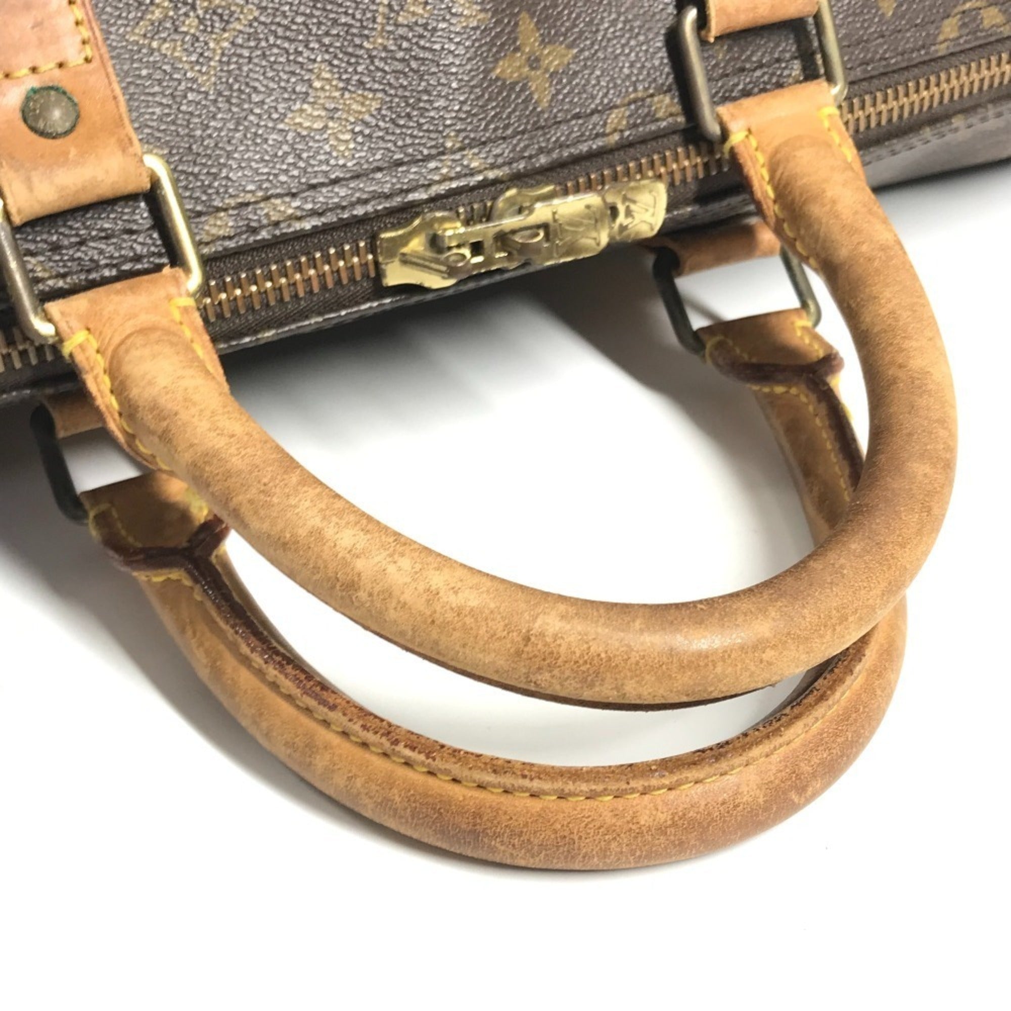 Louis Vuitton Brown Monogram Boston Bag Handbag Shoulder Bag (Pre-Owned)