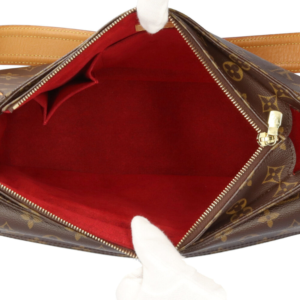 Louis Vuitton Brown Monogram Shoulder Bag (Pre-Owned)