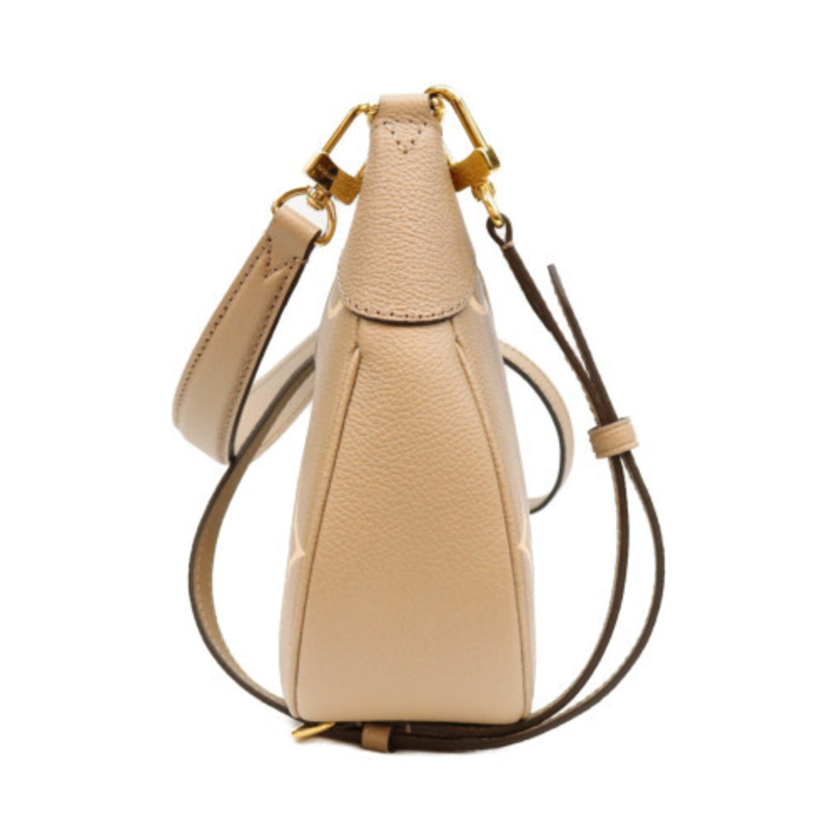Louis Vuitton Grayish Ivory Monogram Empreinte Shoulder Bag (Pre-Owned)