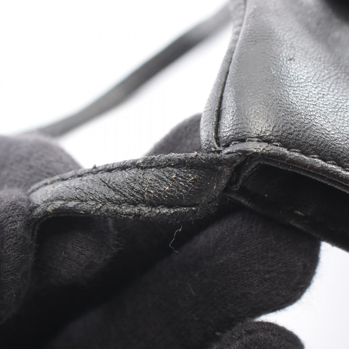 Loewe Black Leather Handbag Shoulder Bag (Pre-Owned)