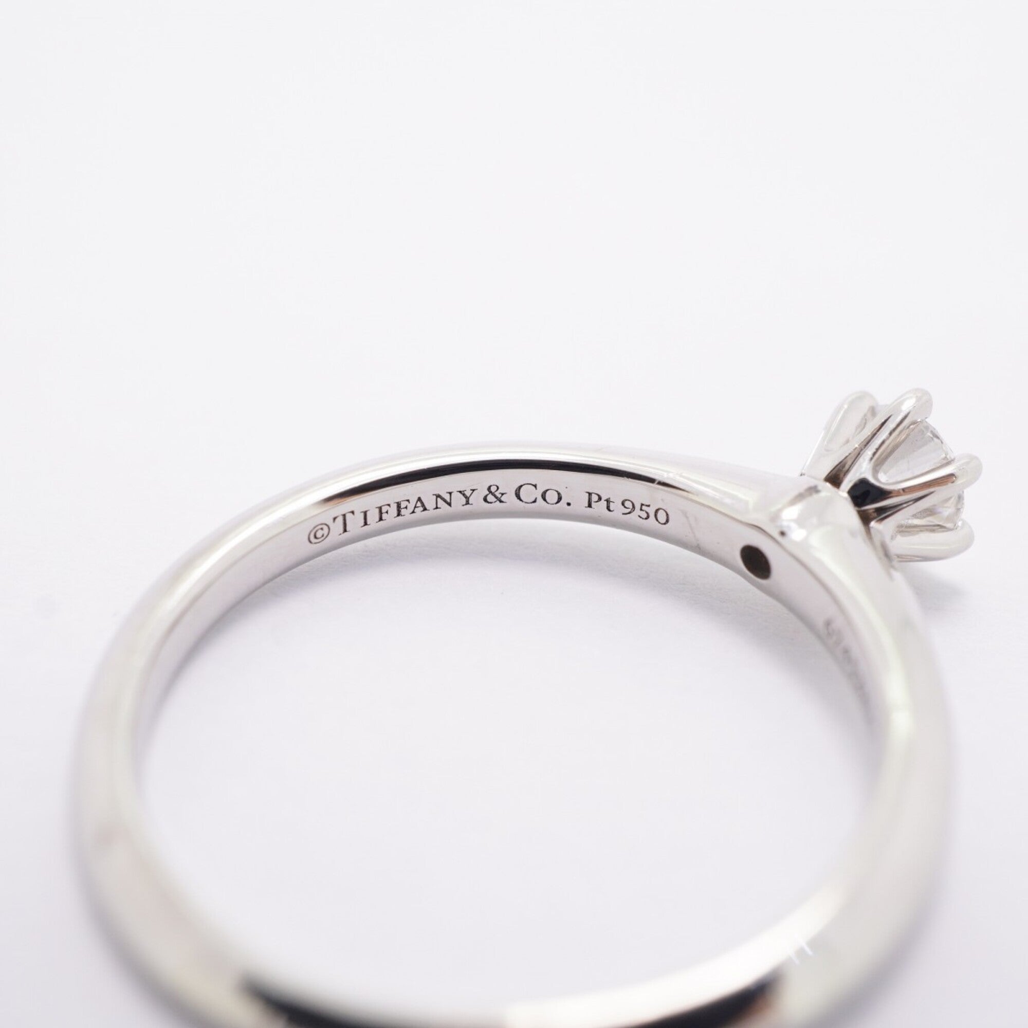 Tiffany Platinum 950 Band Ring (Pre-Owned)