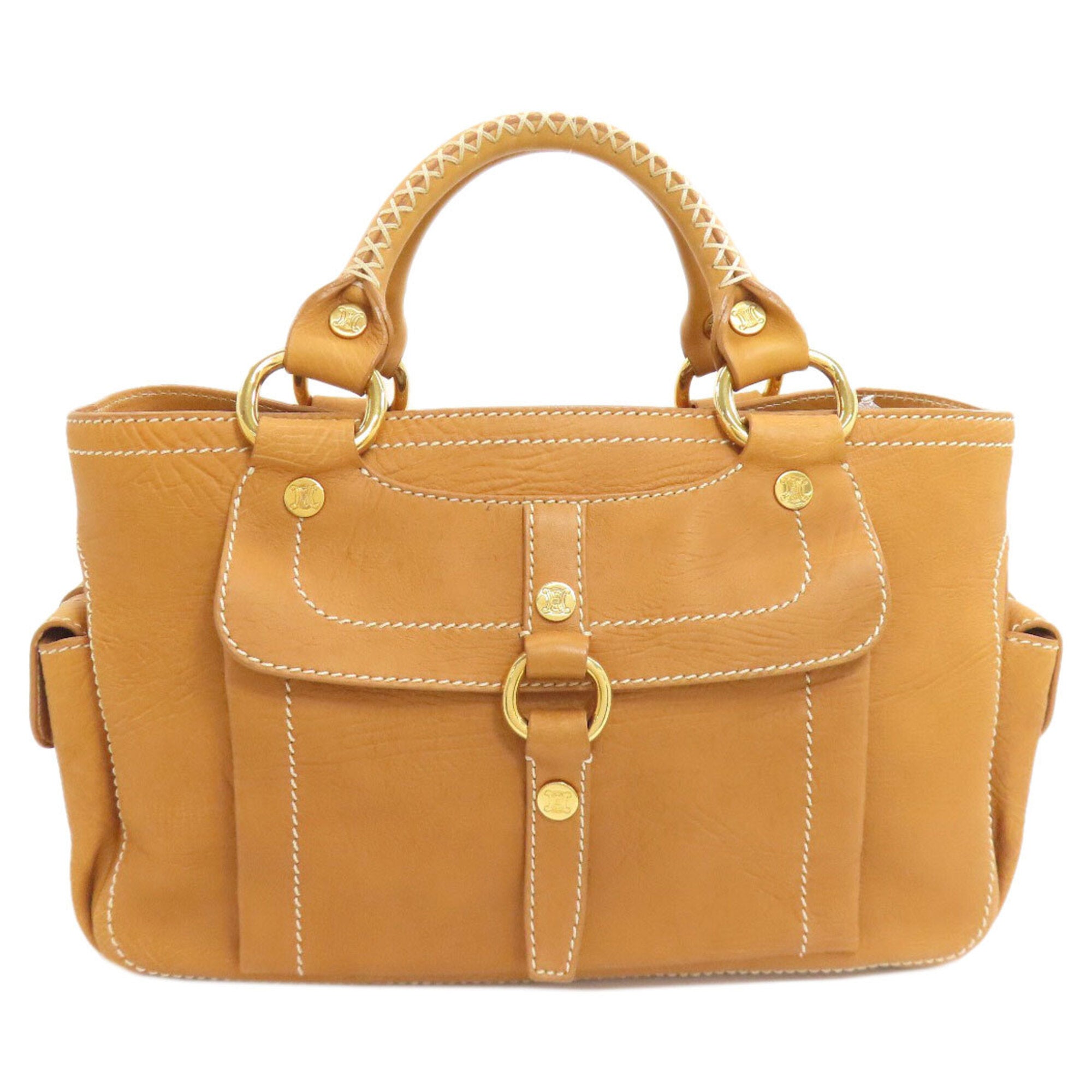 Celine Camel Leather Handbag (Pre-Owned)