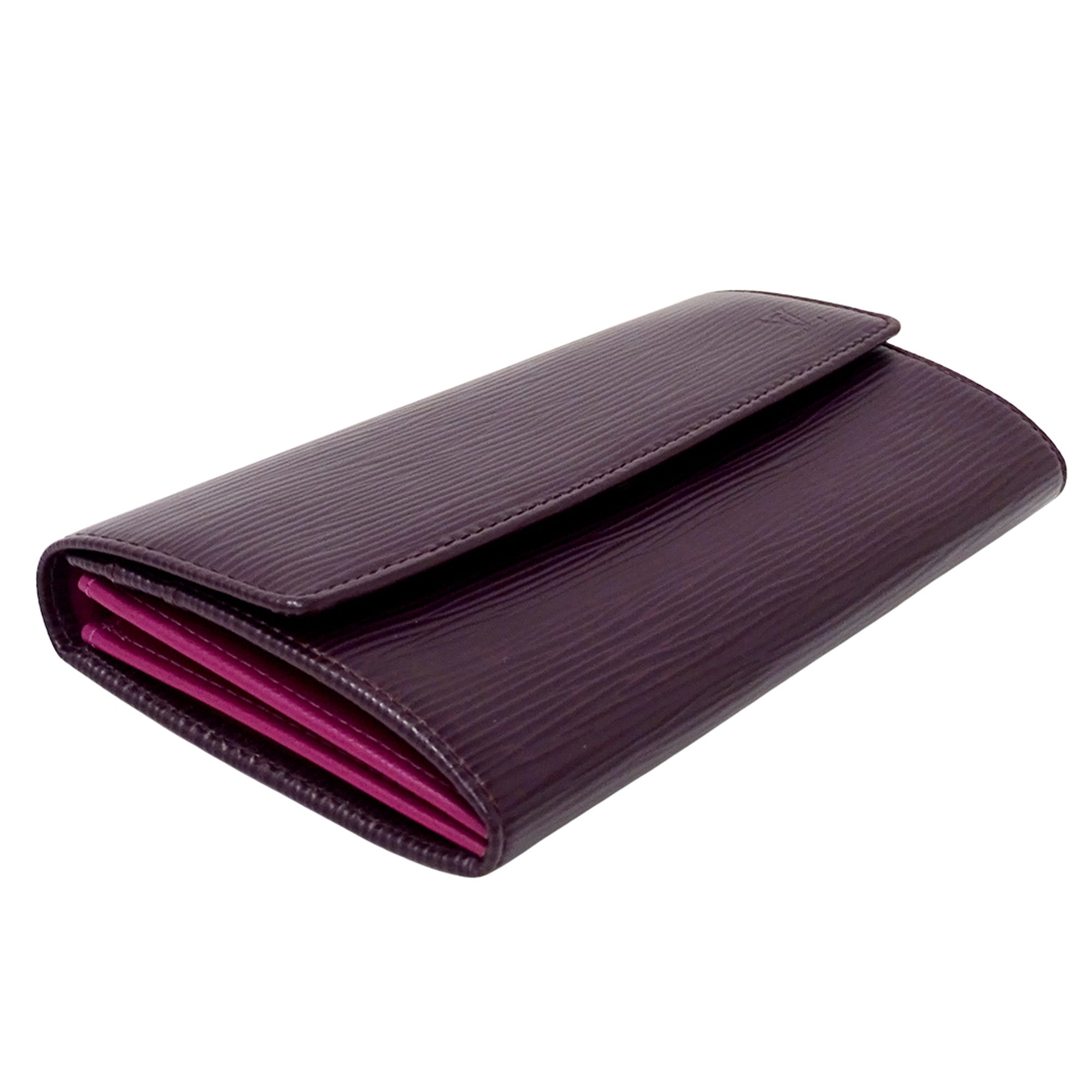 Louis Vuitton Epi Cassis Epi Leather Long Wallet (Bi-Fold) (Pre-Owned)