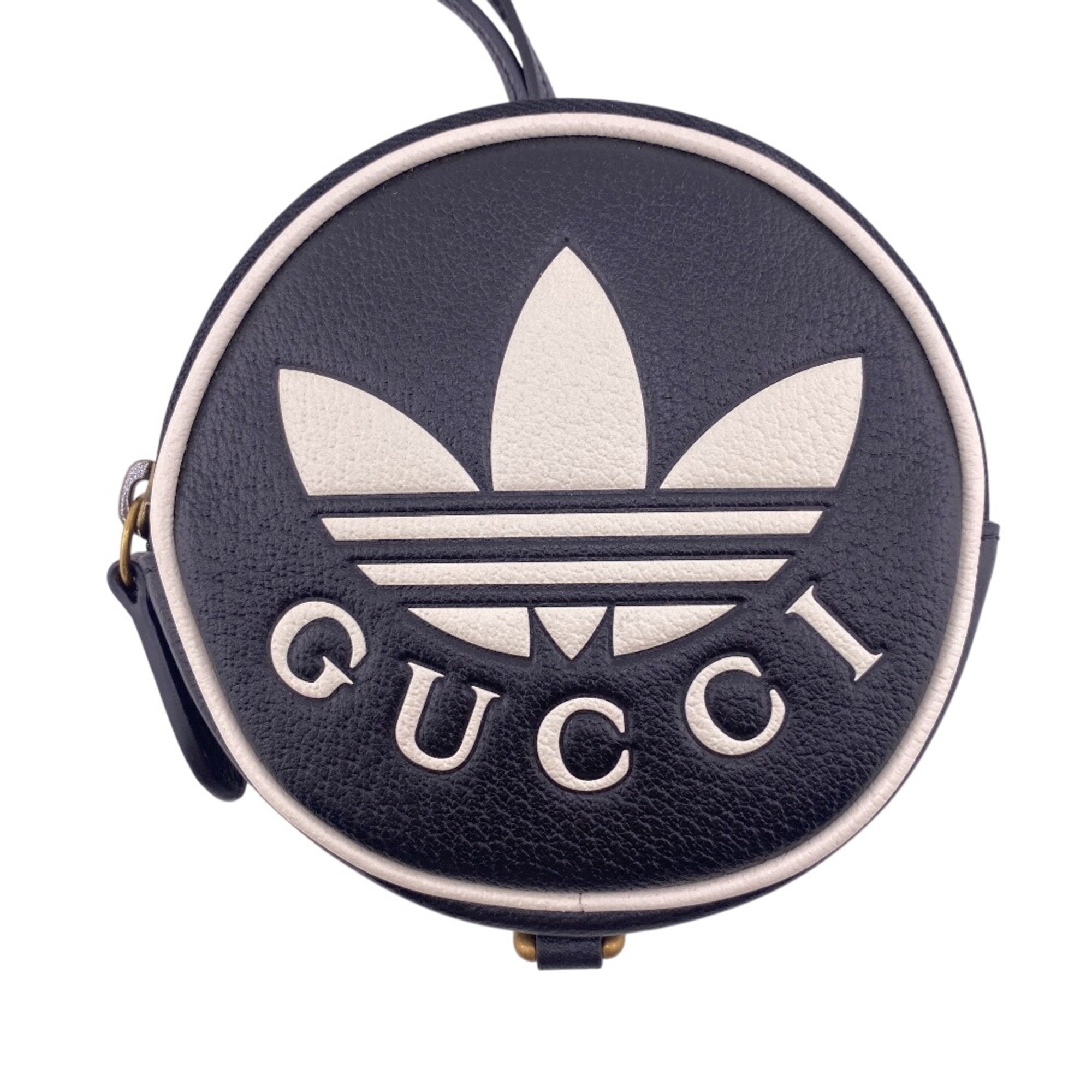 Gucci Black Leather Coin Purse/Coin Case (Pre-Owned)