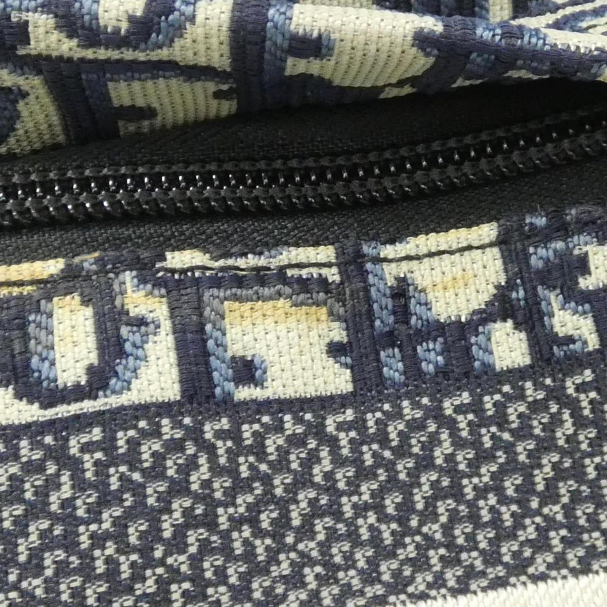 Christian Dior Blue Canvas Backpack (Pre-Owned)