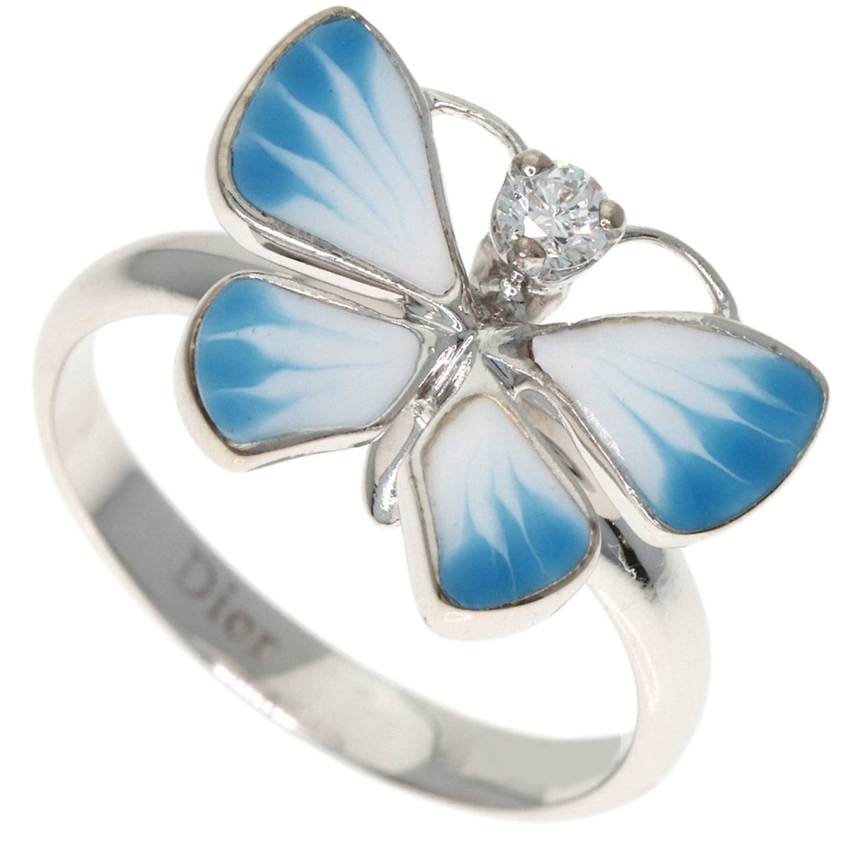 Christian Dior White Gold White Gold (18K) Pinky Ring (Pre-Owned)