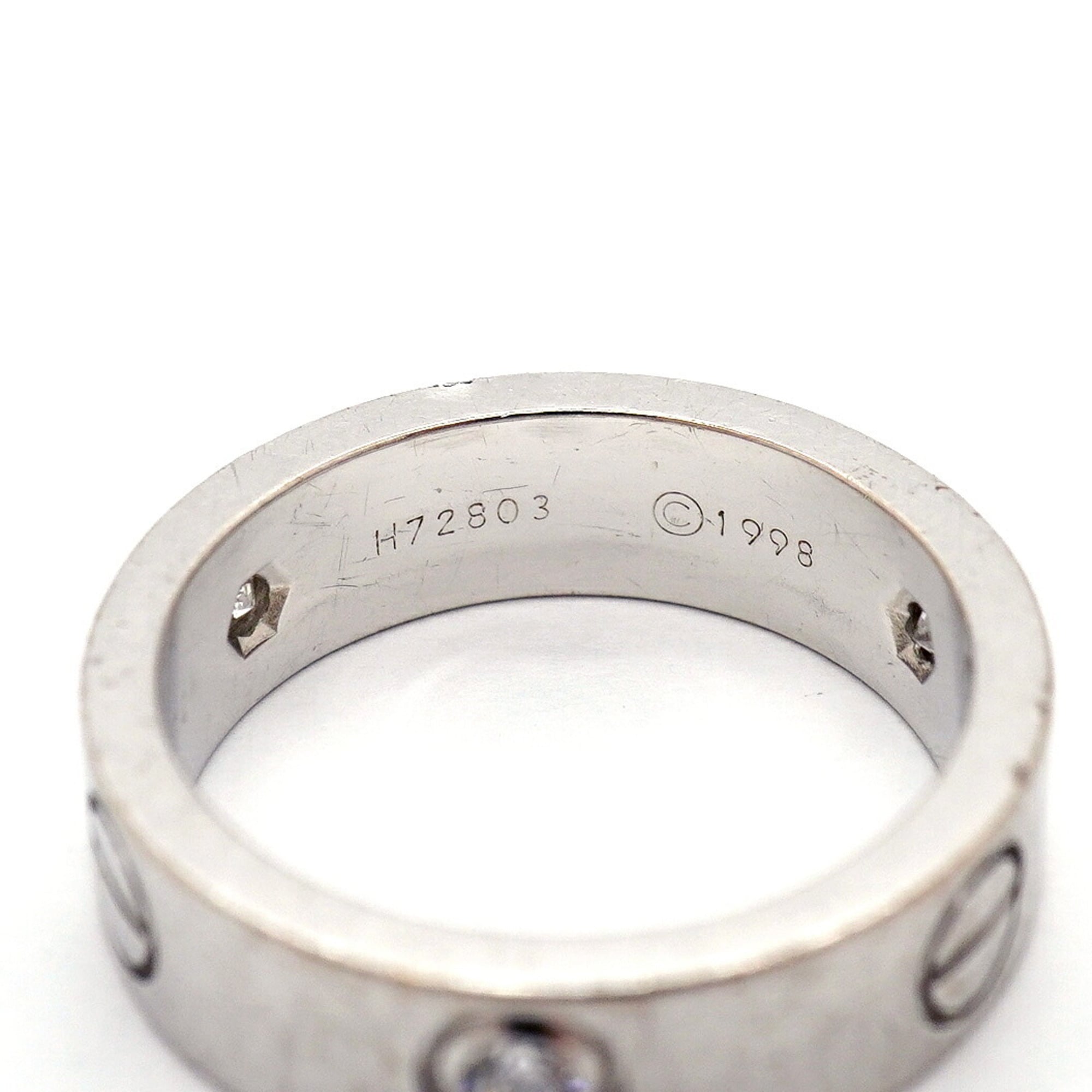 Cartier White Gold (18K) Band Ring (Pre-Owned)