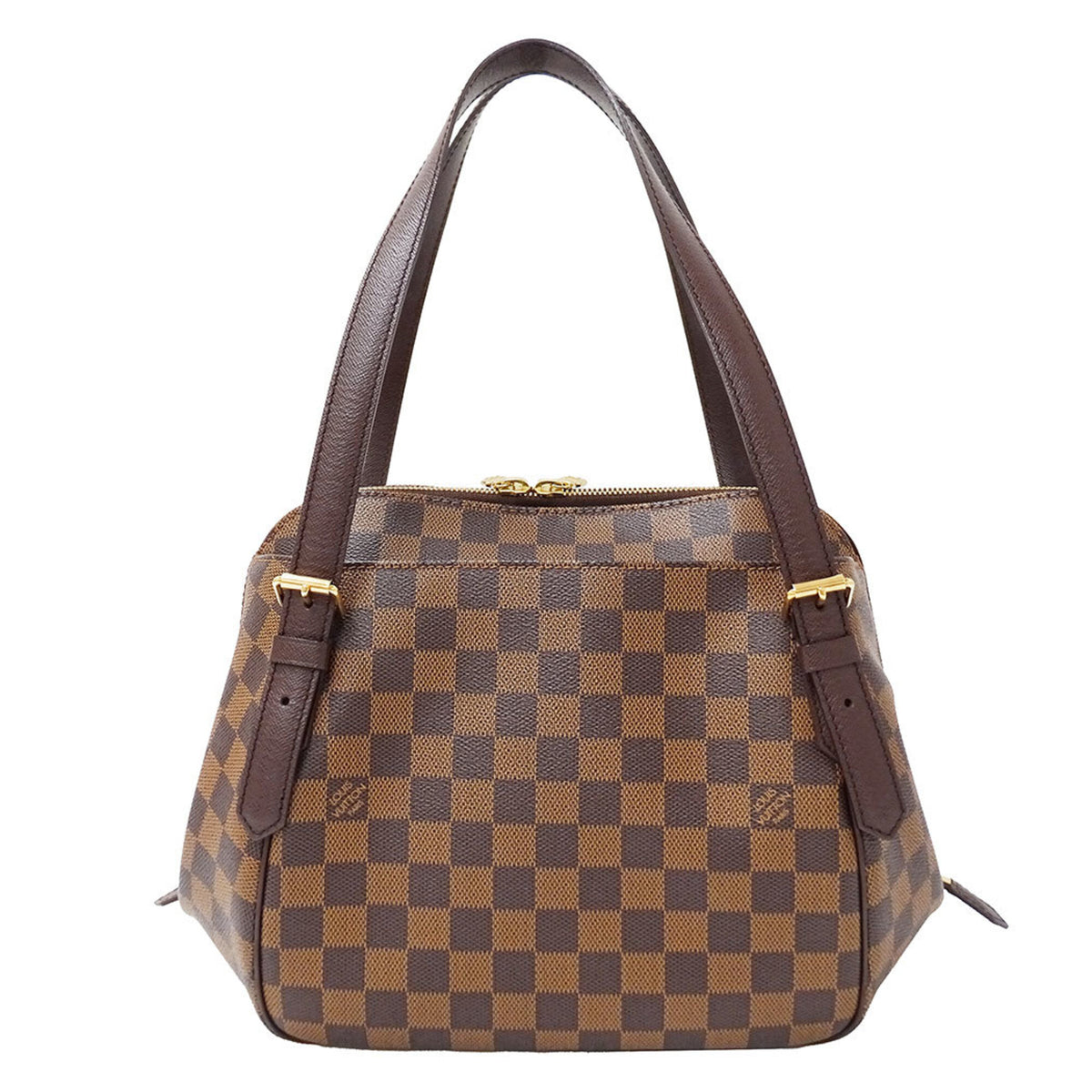 Louis Vuitton Damier Brown Damier Canvas Handbag (Pre-Owned)