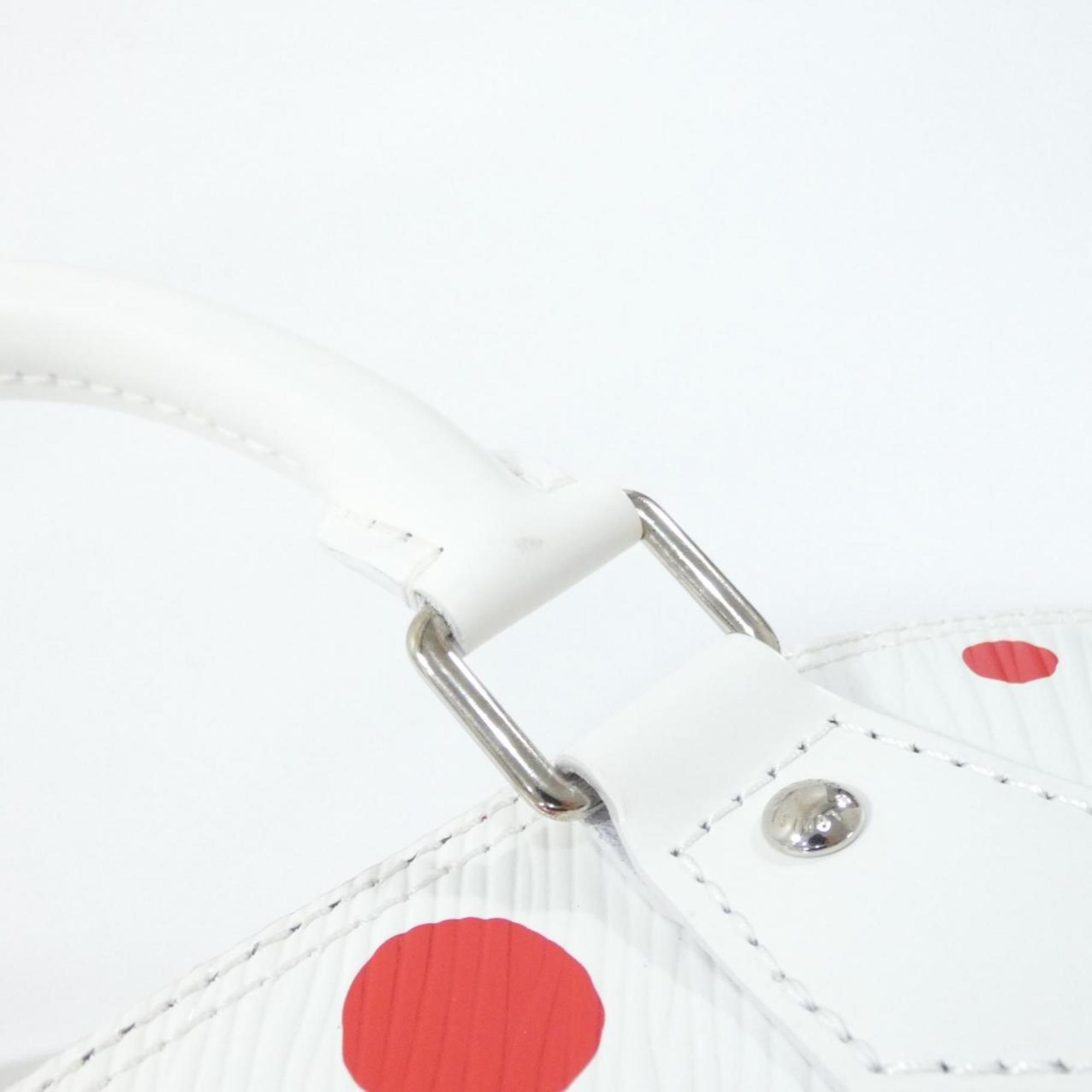 Louis Vuitton Blanc Rouge Leather Handbag (Pre-Owned)