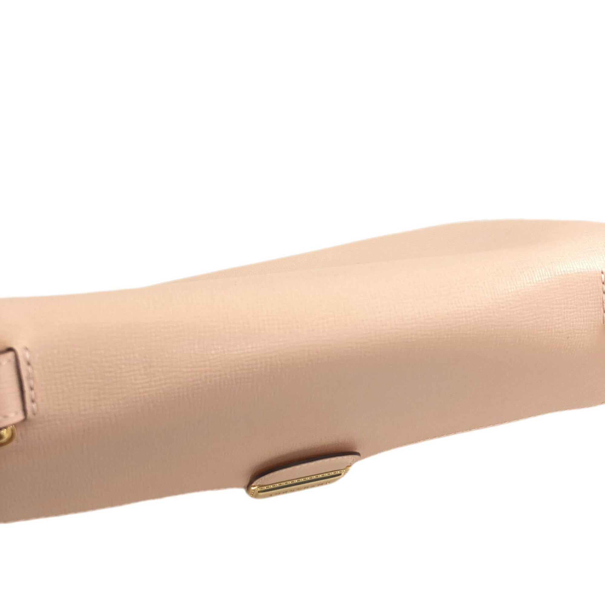 Longchamp Le Pliage Pink Leather Shoulder Bag (Pre-Owned)