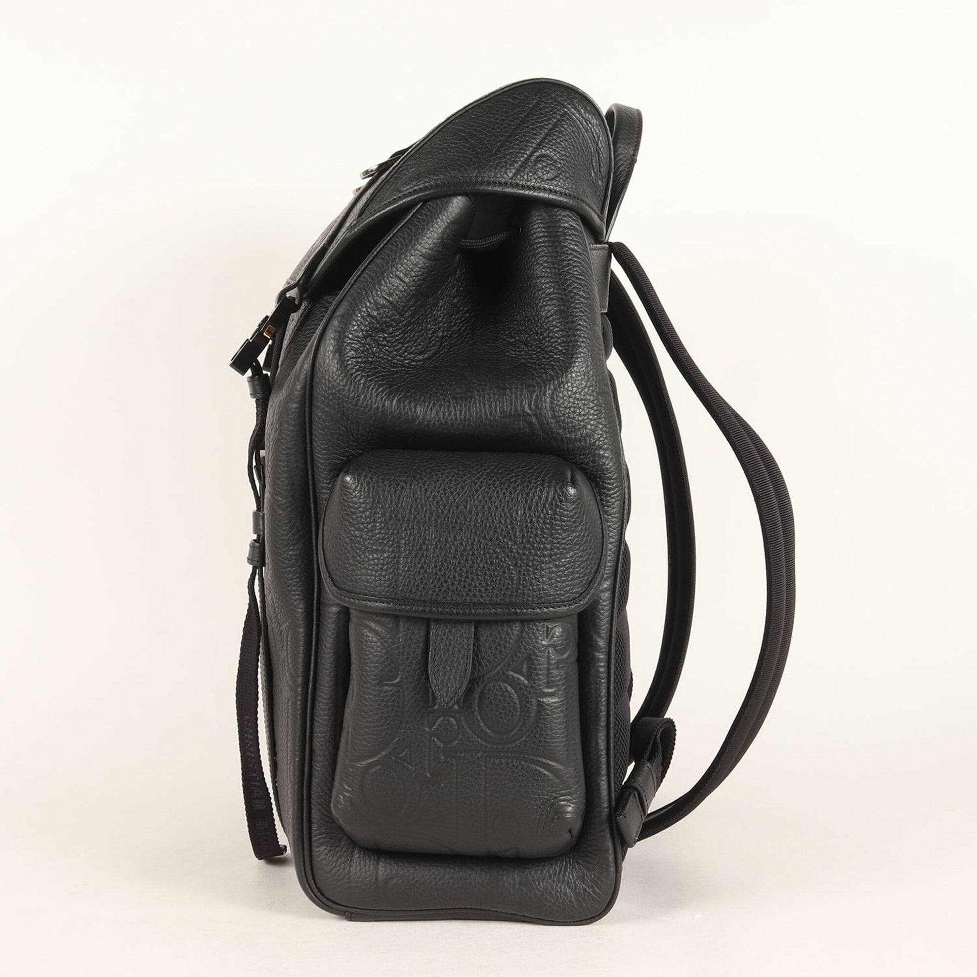 Christian Dior Black Leather Backpack (Pre-Owned)