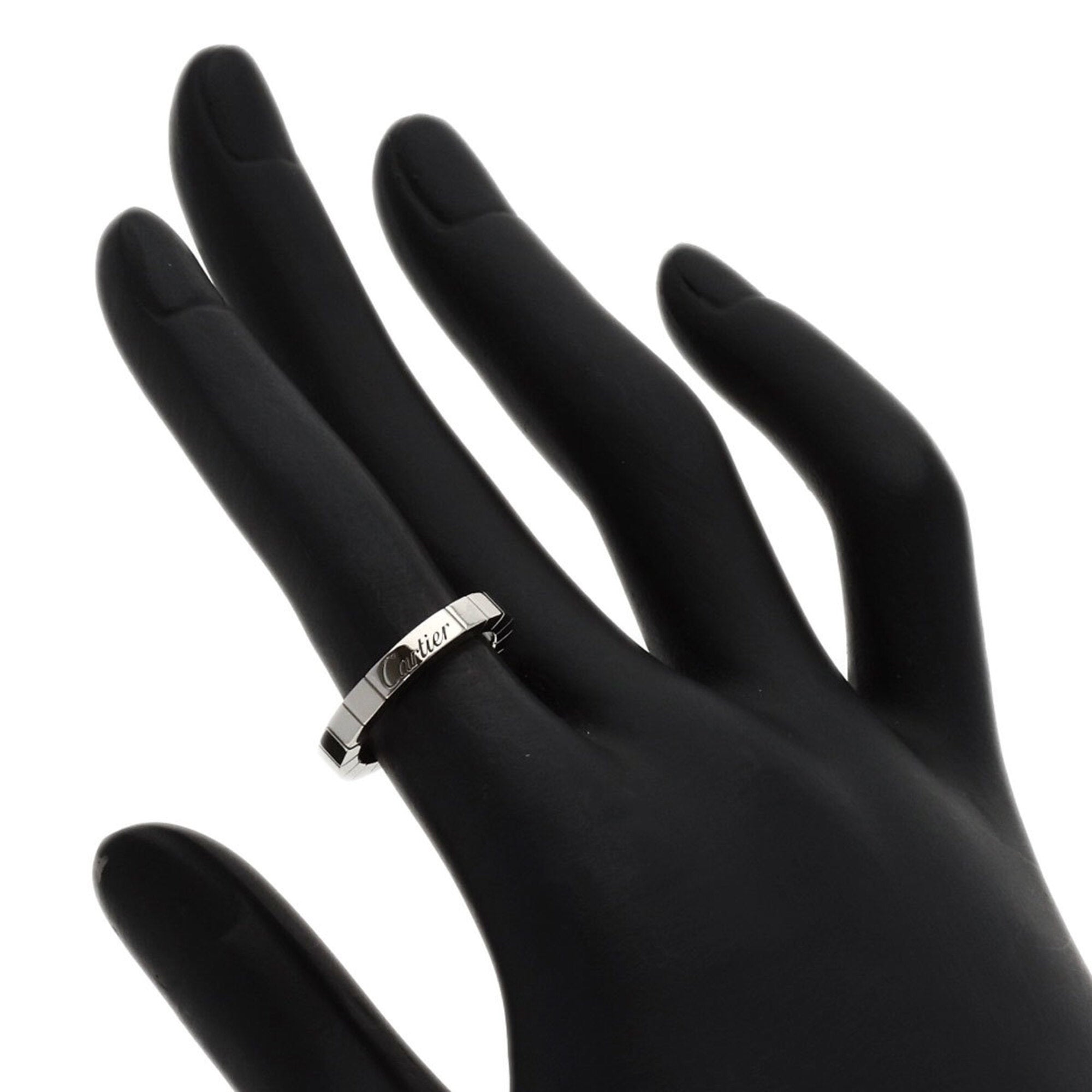 Cartier Platinum Platinum 950 Band Ring (Pre-Owned)