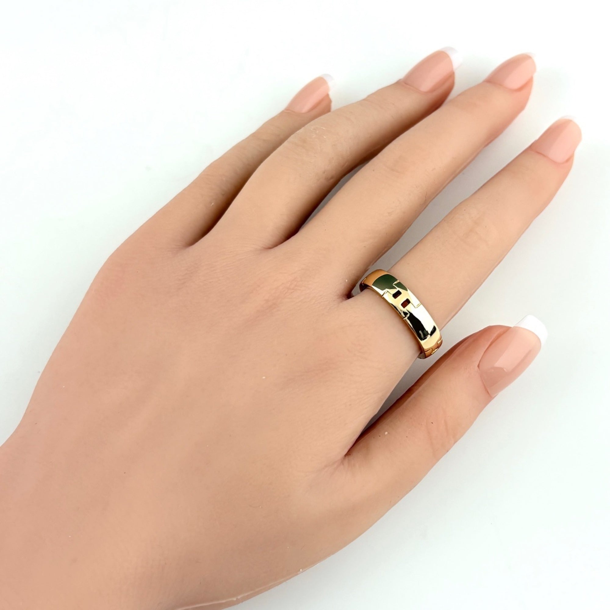 Hermes Yellow Gold (18K) Band Ring (Pre-Owned)