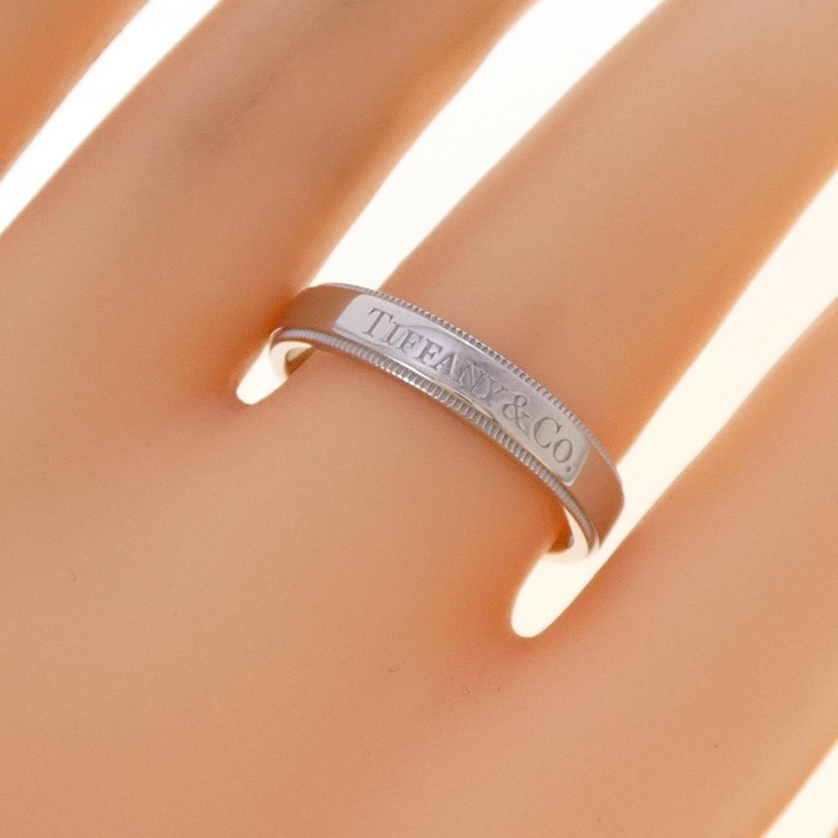 Tiffany Platinum 950 Band Ring (Pre-Owned)