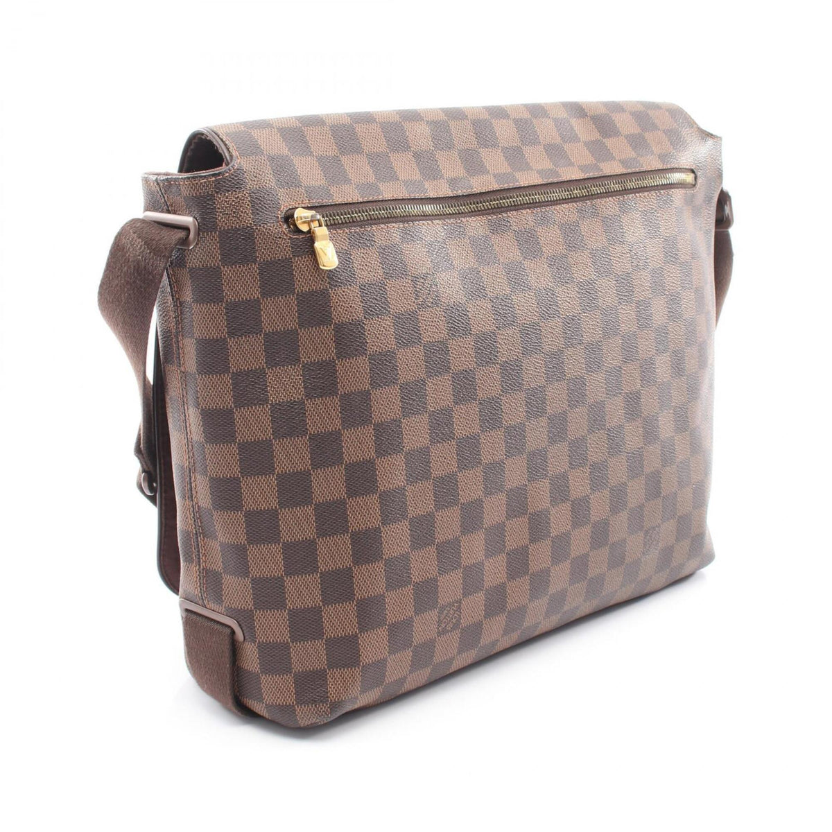 Louis Vuitton Brown Coated Canvas Pvc Damier Canvas Leather Handbag Shoulder Bag (Pre-Owned)