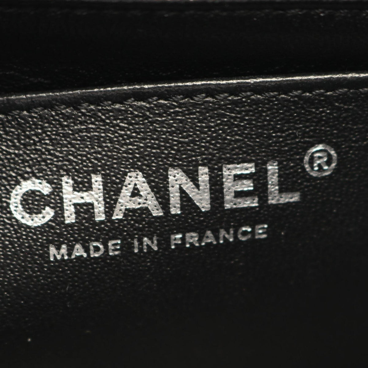 Chanel Black Leather Handbag Shoulder Bag (Pre-Owned)