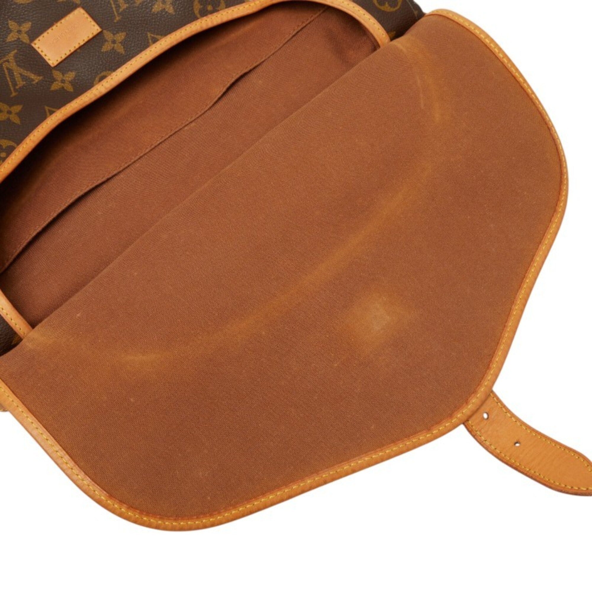 Louis Vuitton Brown Pvc Leather Shoulder Bag (Pre-Owned)
