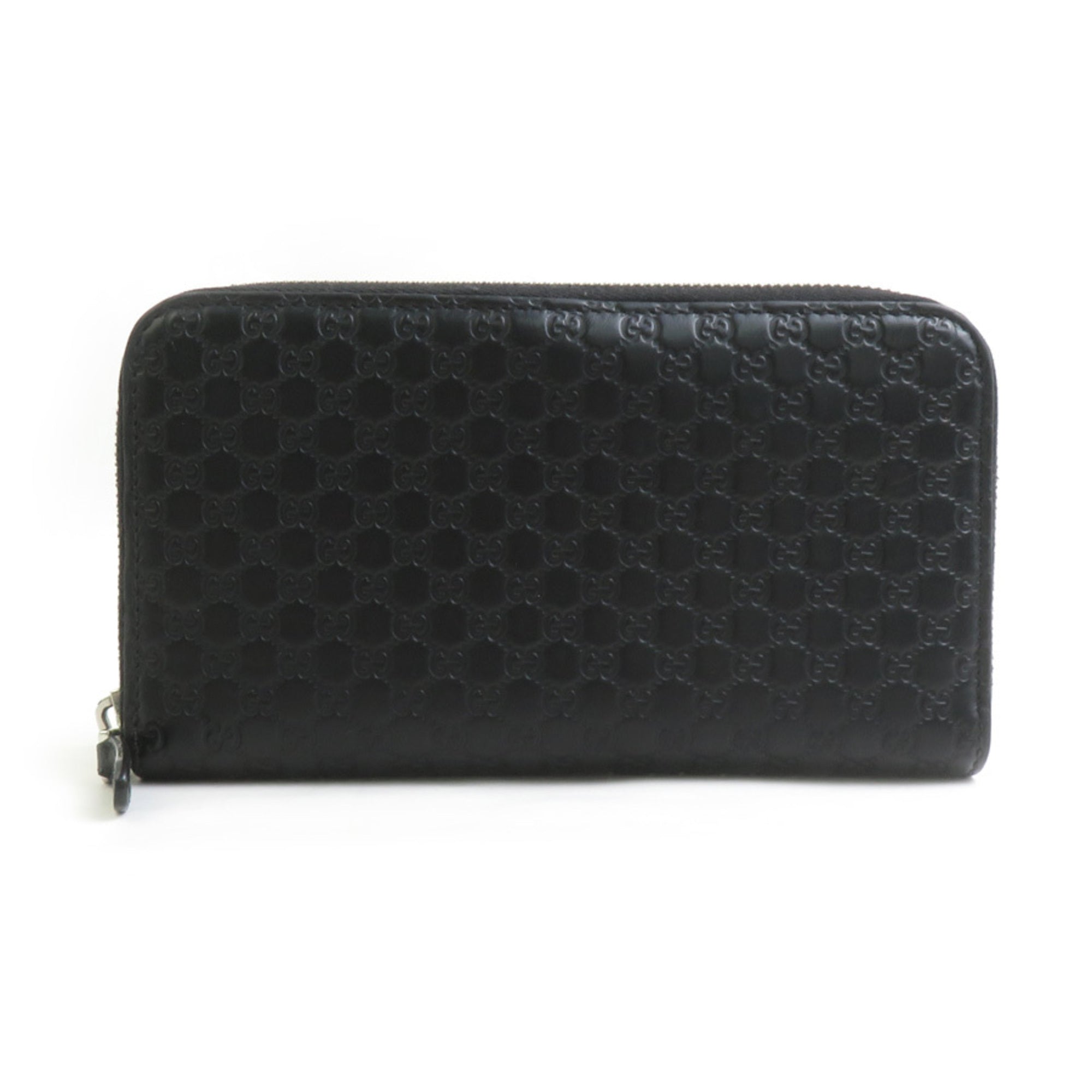Gucci Black Leather Long Wallet (Bi-Fold) (Pre-Owned)