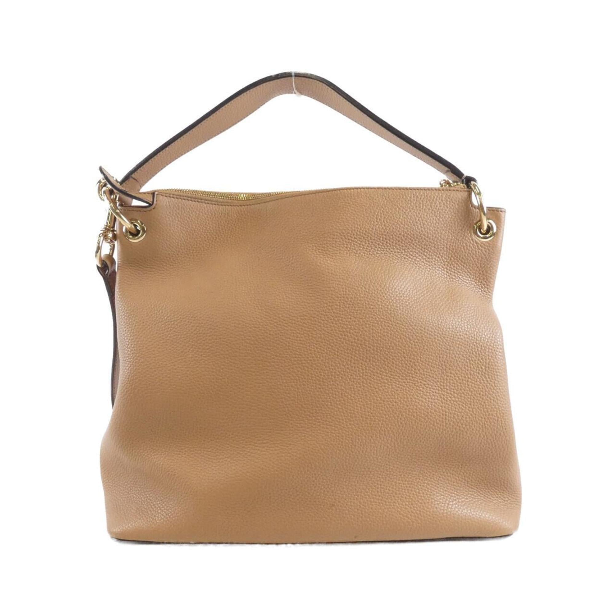 Gucci Beige Leather Shoulder Bag (Pre-Owned)