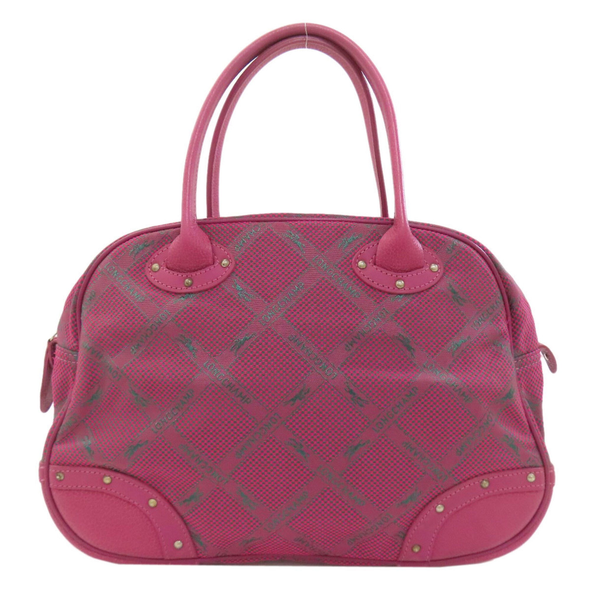 Longchamp Pink Nylon Handbag (Pre-Owned)