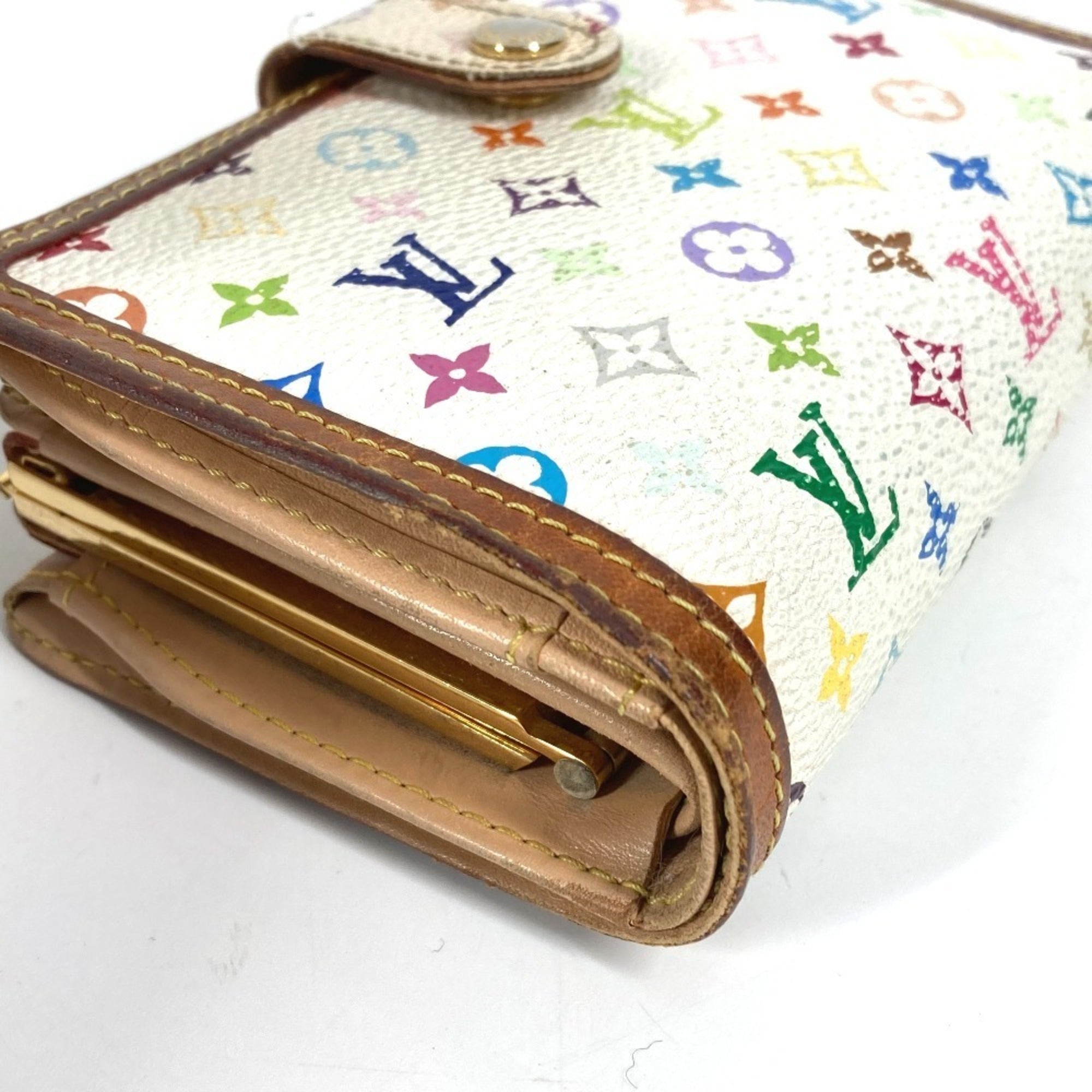 Louis Vuitton Blanc Monogram Multi-Color White Monogram Multicolore Wallet (Bi-Fold) (Pre-Owned)