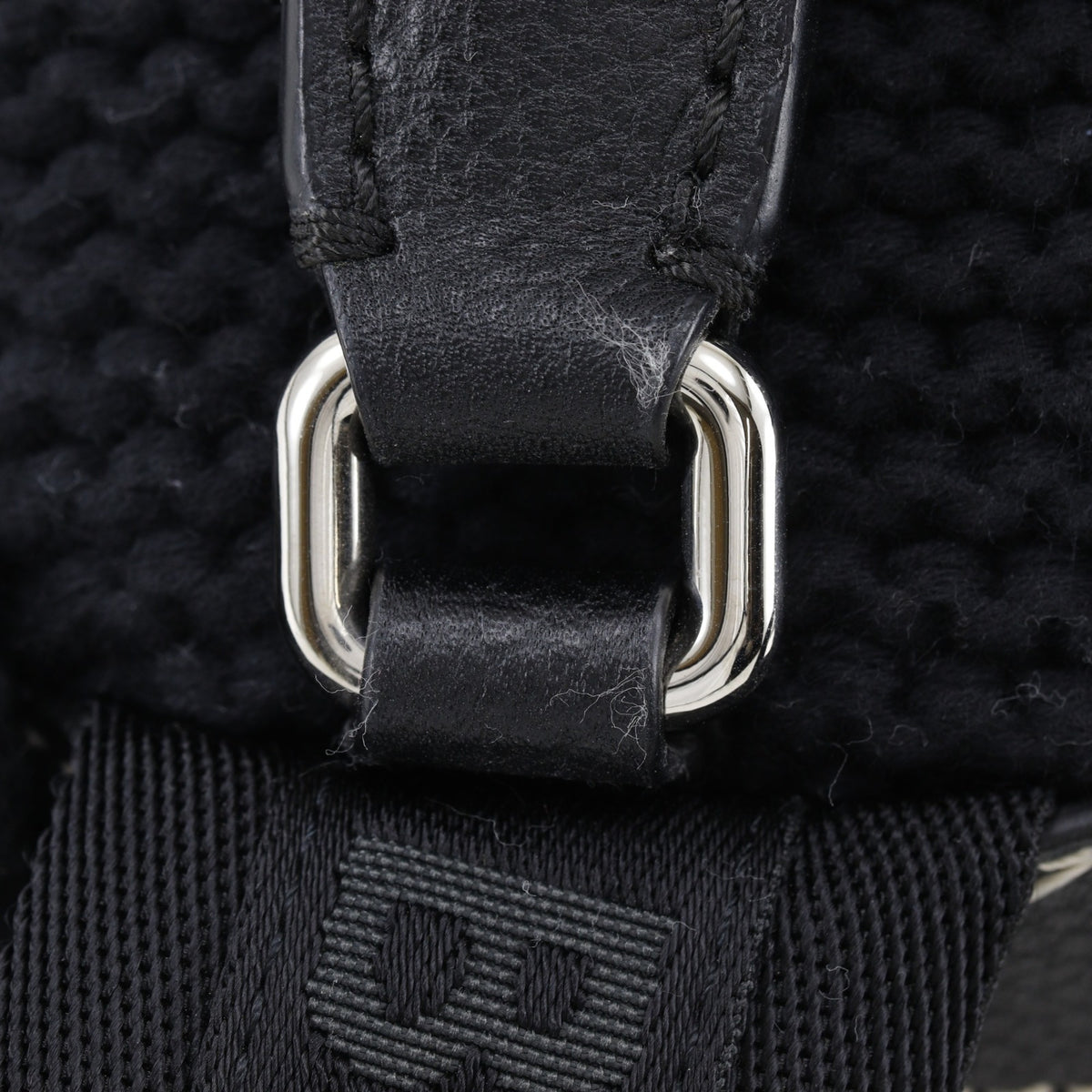Burberry Black Cotton Backpack (Pre-Owned)