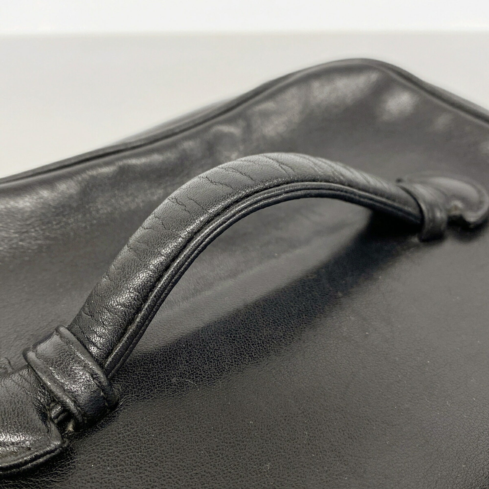 Chanel Black Leather Vanity Bag (Pre-Owned)