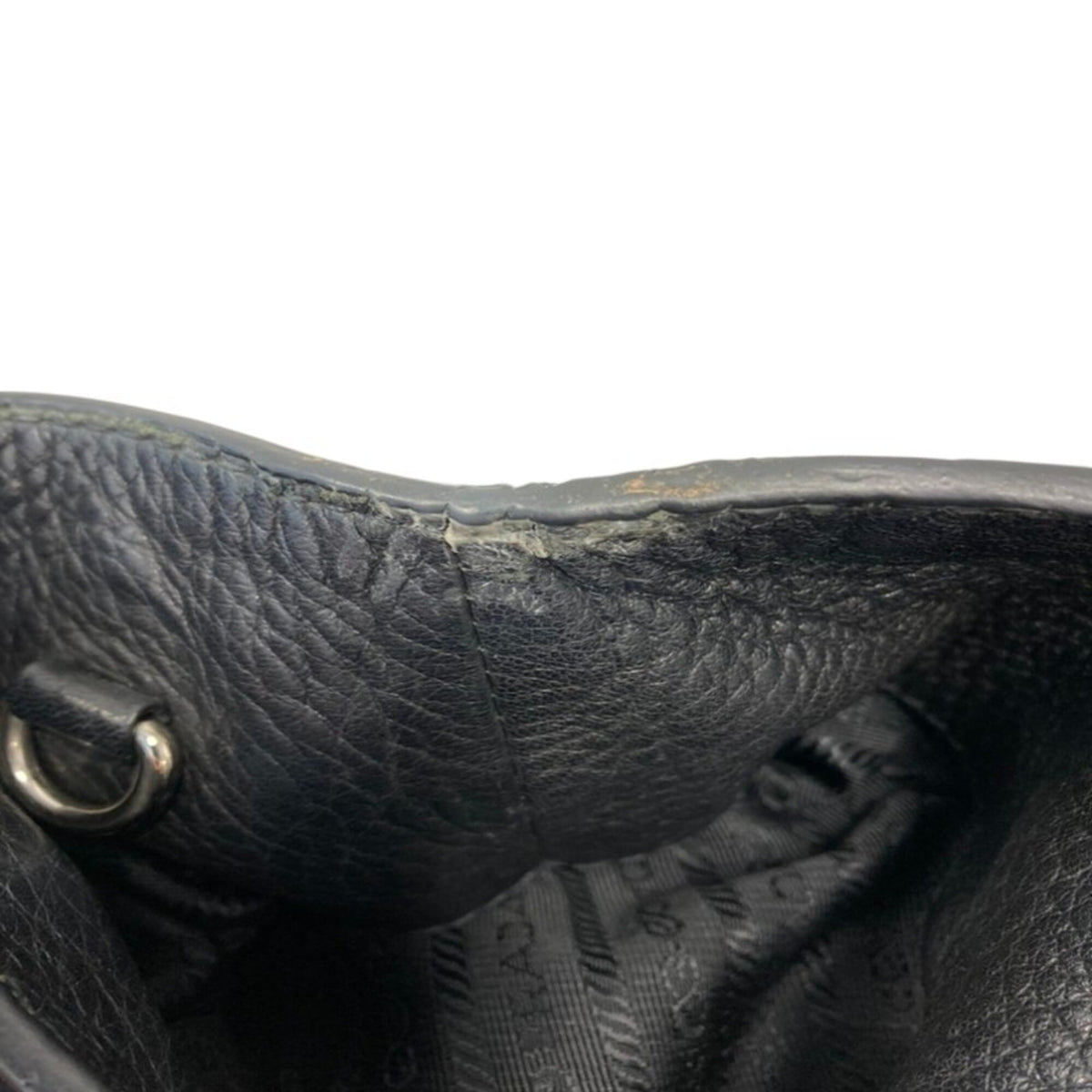 Prada Black Leather Handbag (Pre-Owned)